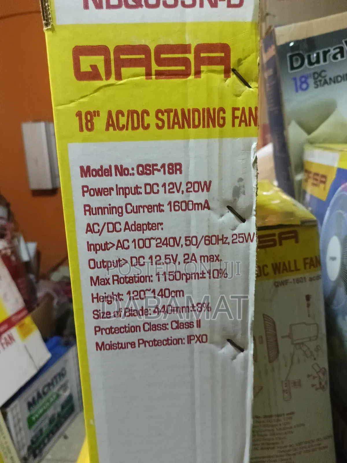 Qasa 18 Inches Acdc Energy Saving Fan With Remote