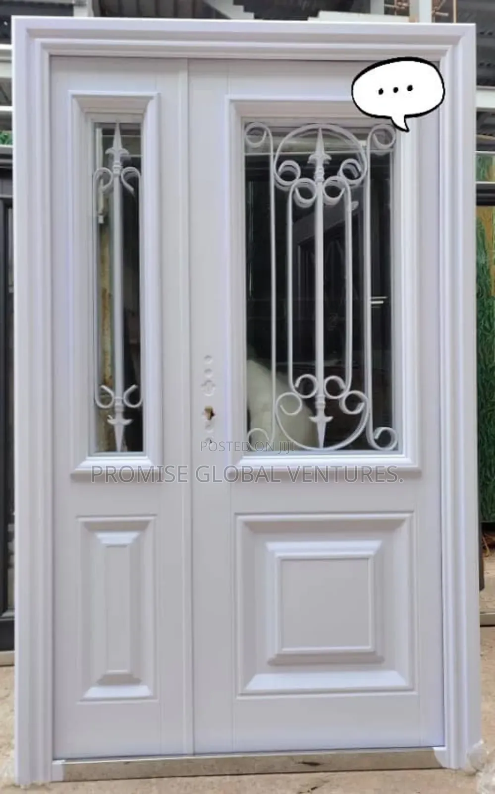 White French Glass Door