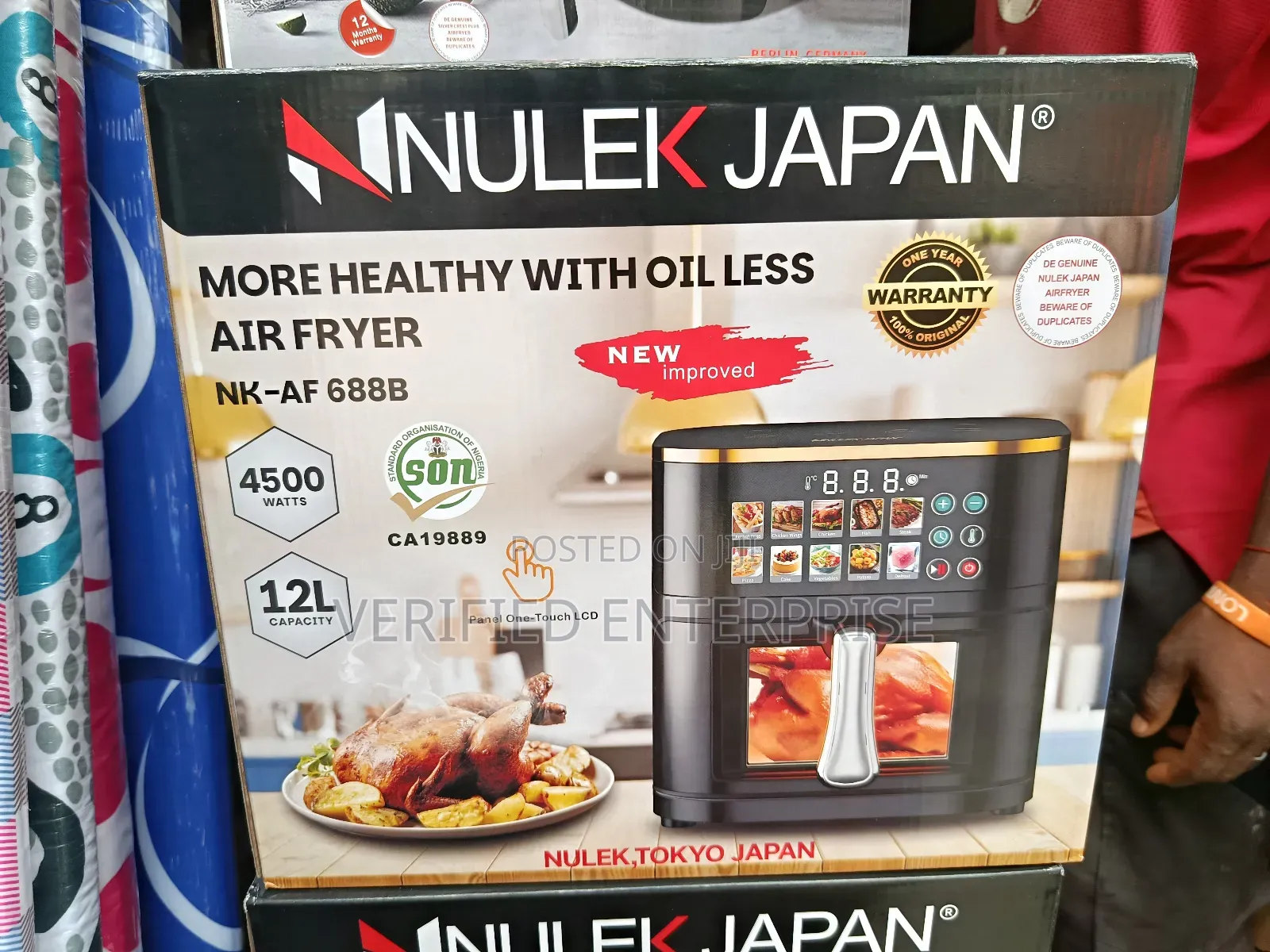 Nulek Japan Air Fryer - 12l