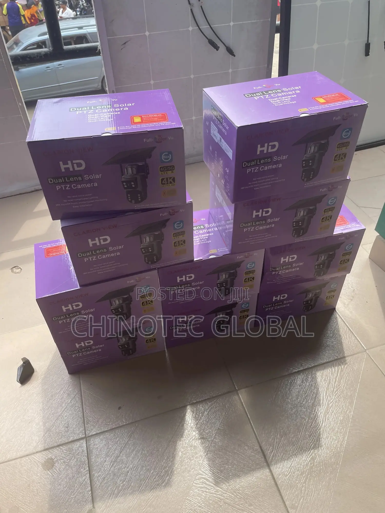 Ubox 4g Solar PTZ Camera With Sim