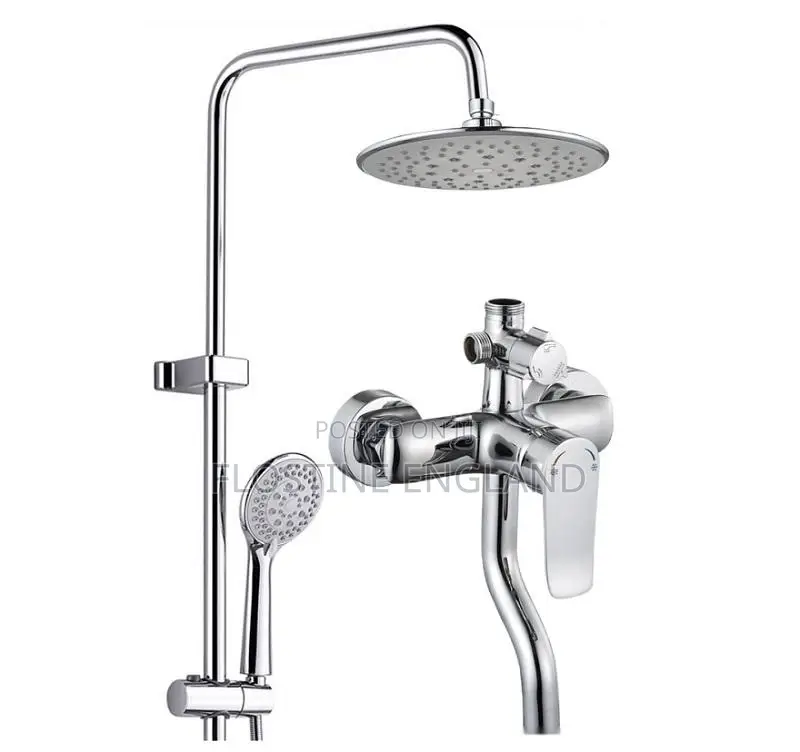 Silver Bathroom Showers