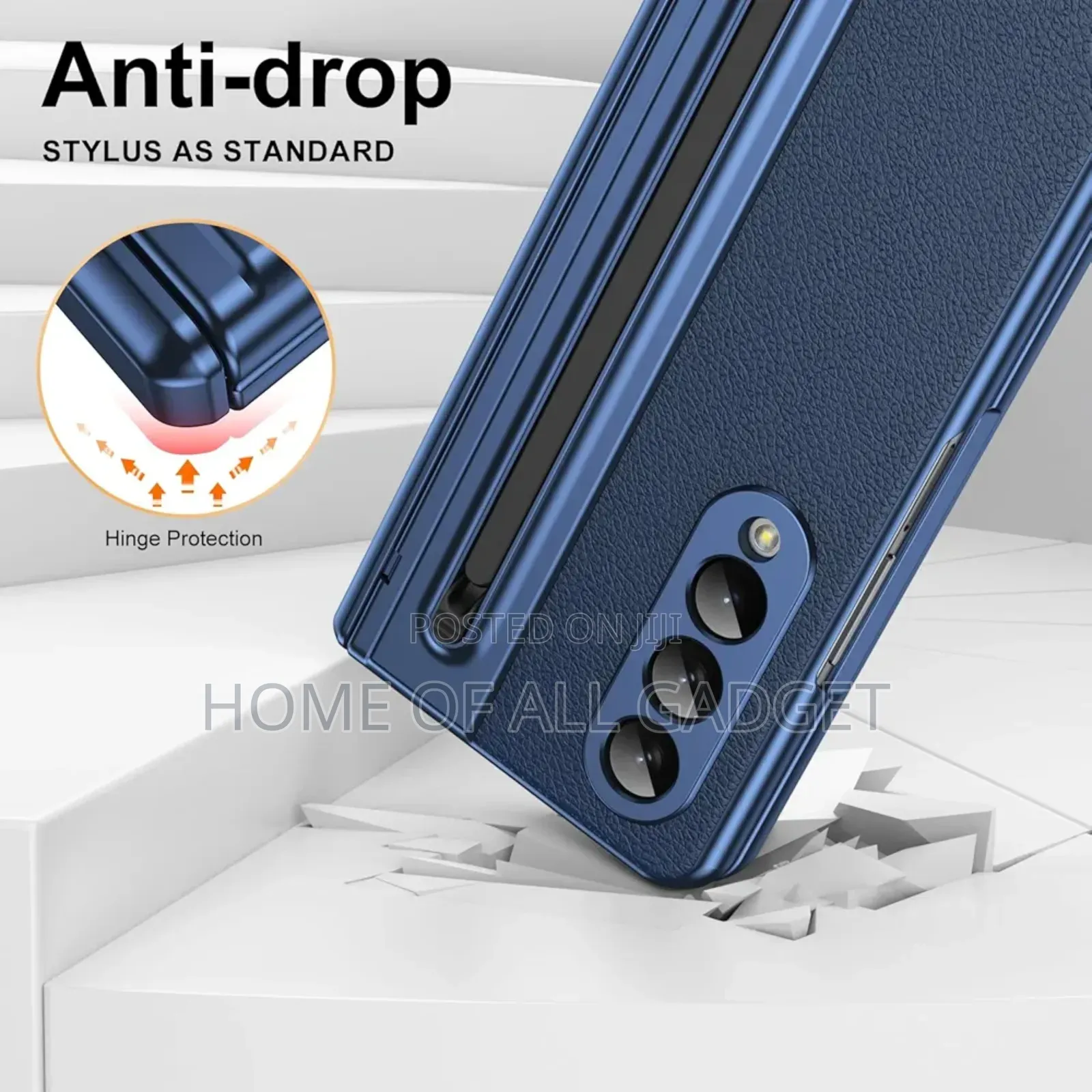 Samsung Galaxy Z Fold 3 Case Build in Screen Protector With Standing