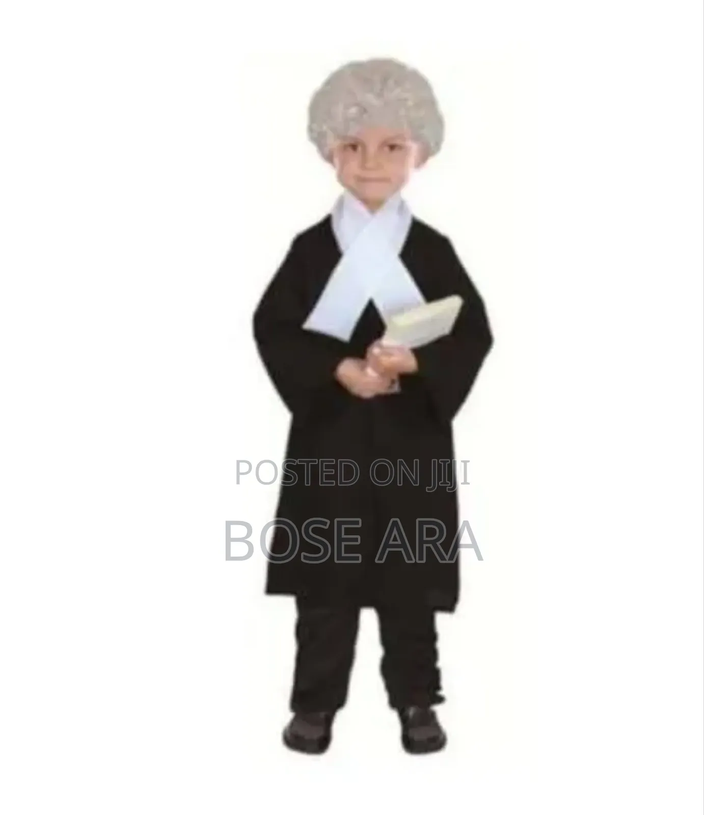 Children Lawyer Costume Set With Wig