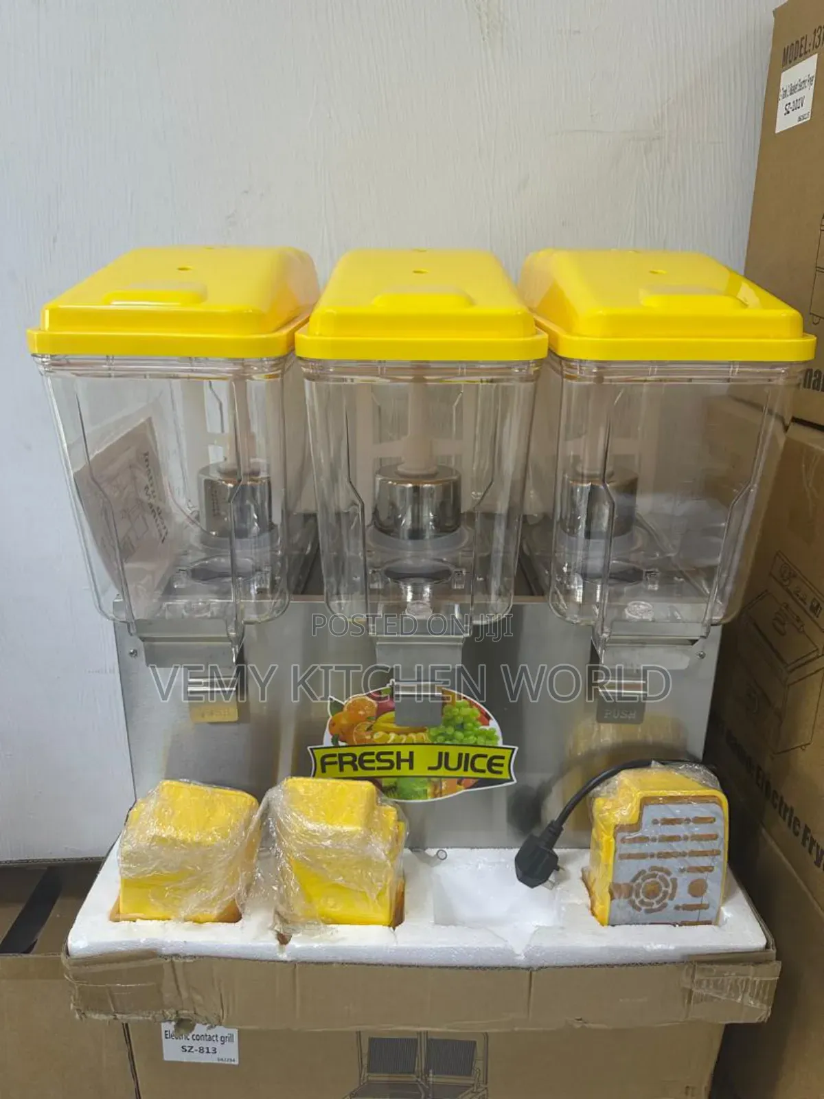 Dispenser For Juice 3chambers