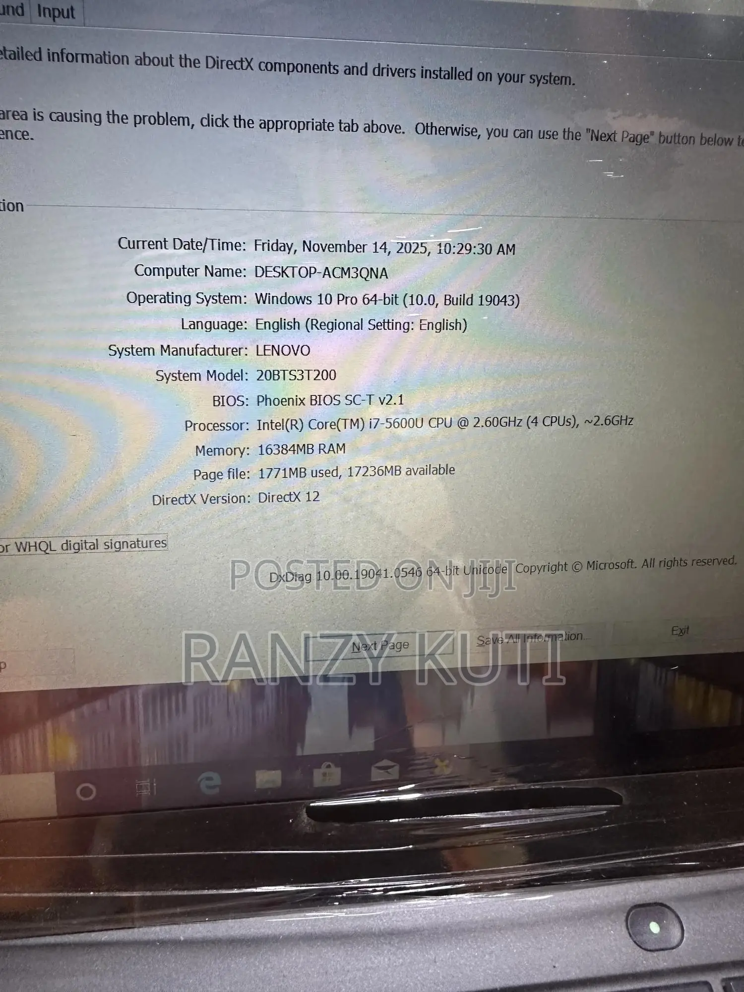 Laptop Lenovo ThinkPad X1 Carbon 16GB Intel Core I7 SSD 256GB