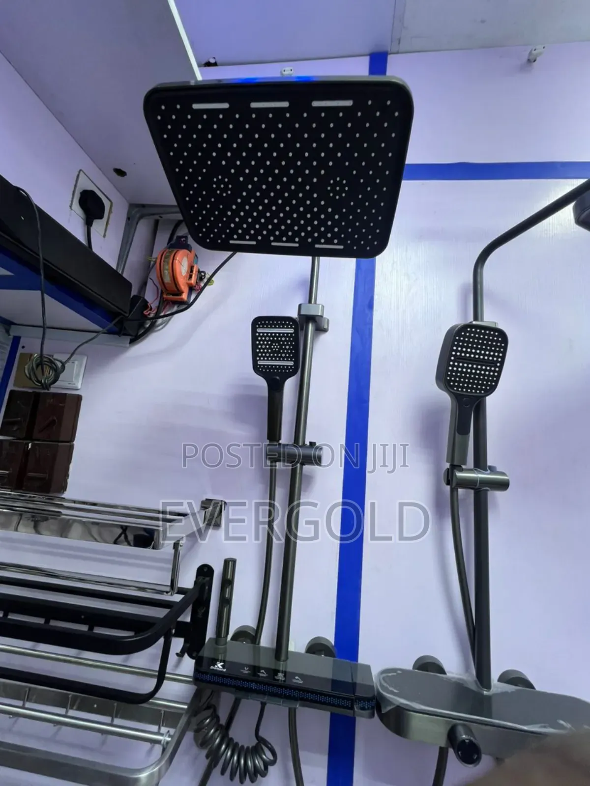 Standing Shower Mixer With Led Light High Quality