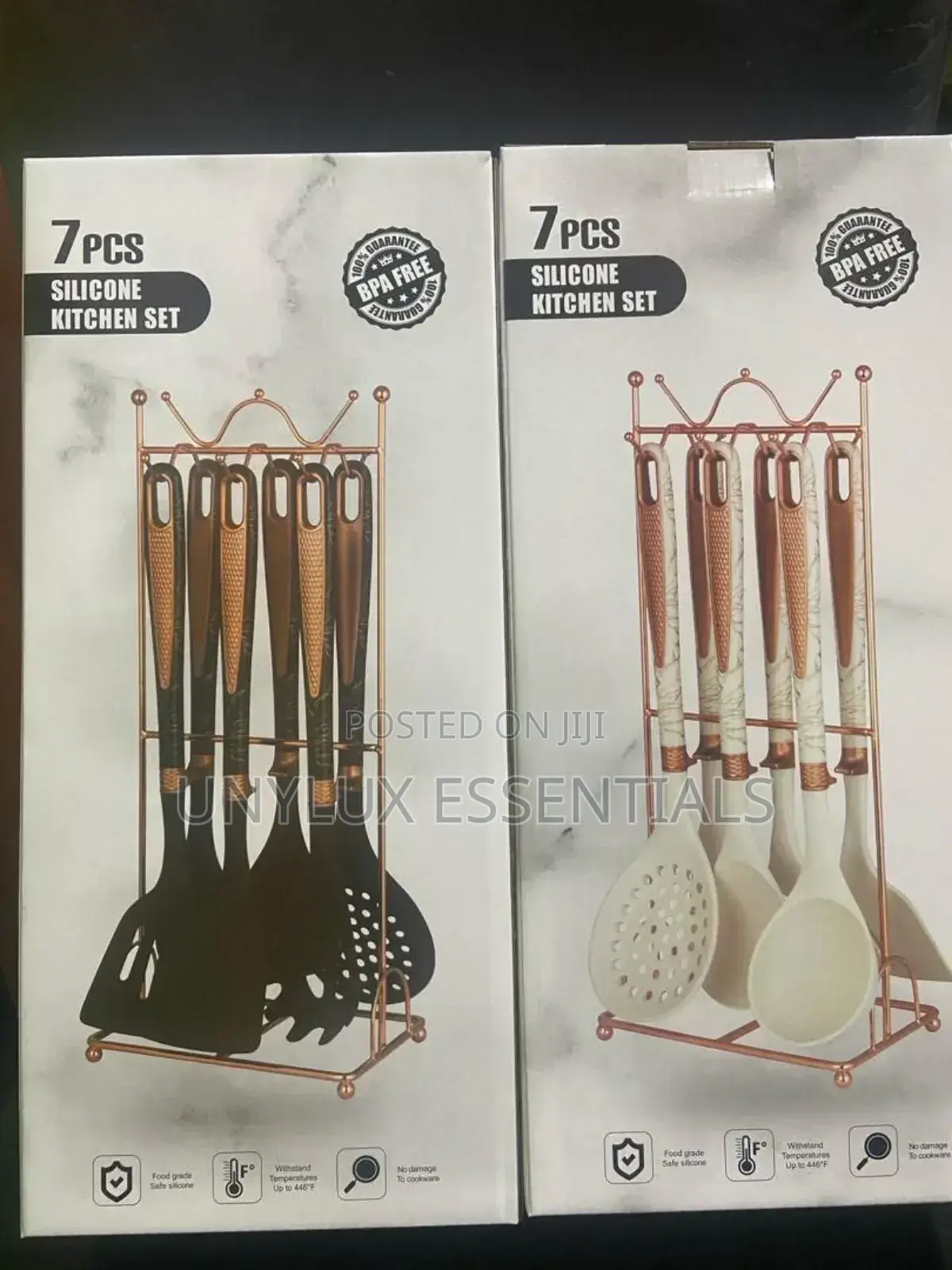 7pcs Silicone Spoon Set