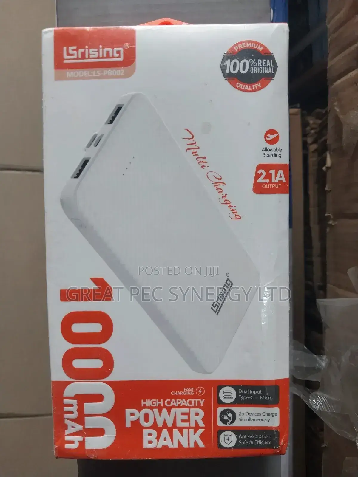 10,000 Mah Power Bank - Ls-Pb002