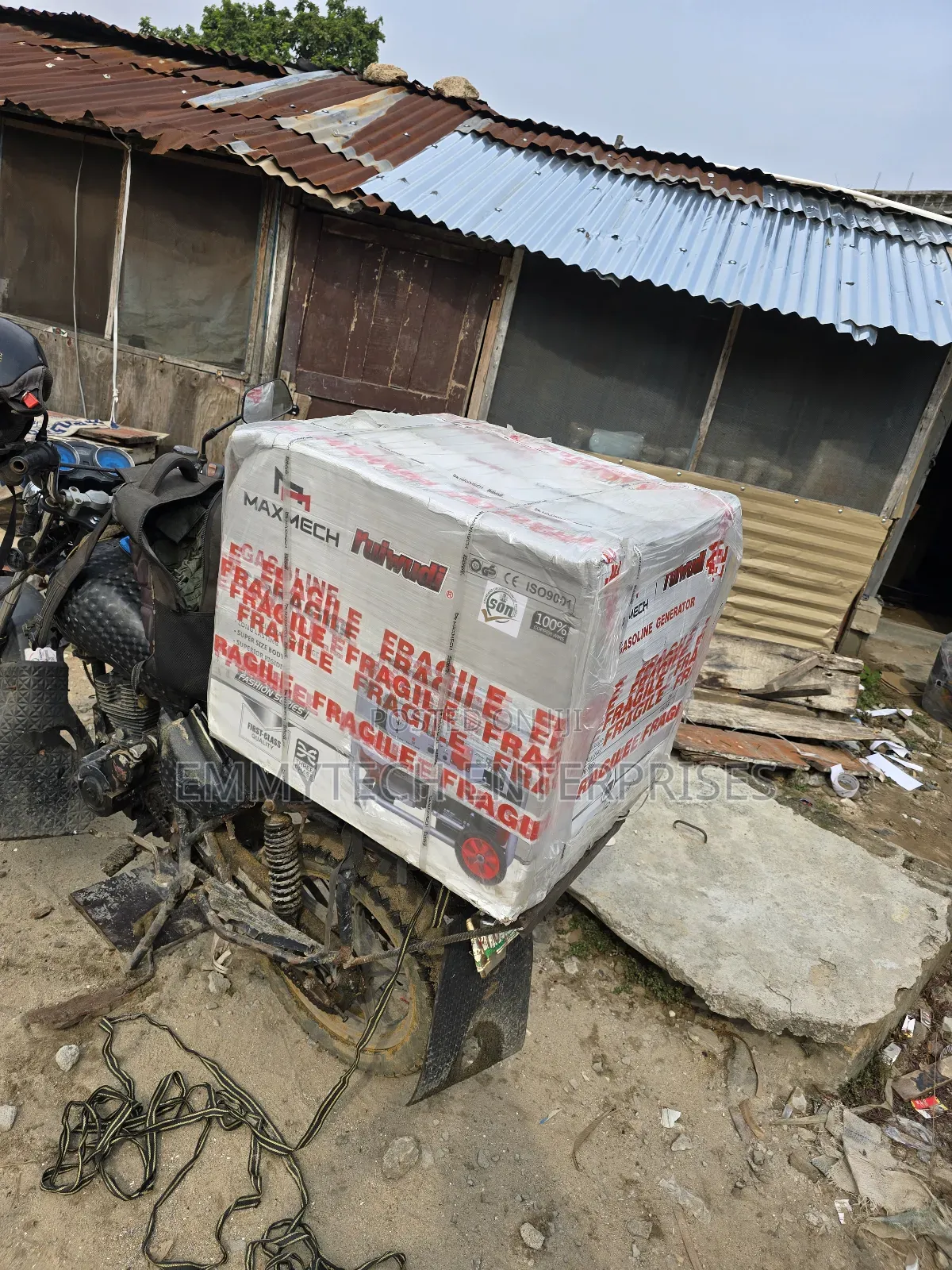 (15kva)Heavy-Duty Maxmech Three Phase Petrol Generator 100%Copper Coil