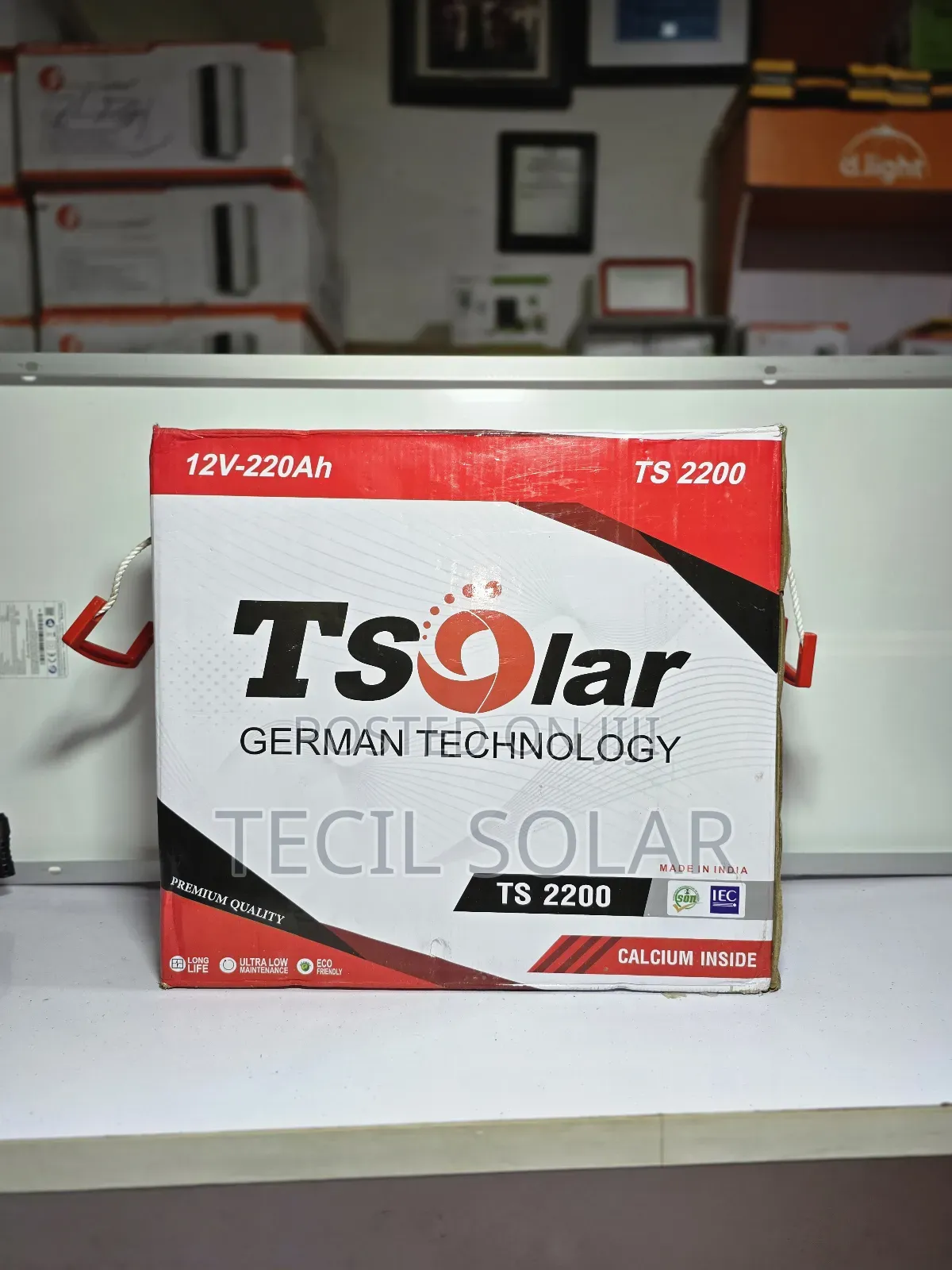 Tsolar 220ah Tubular Batyery