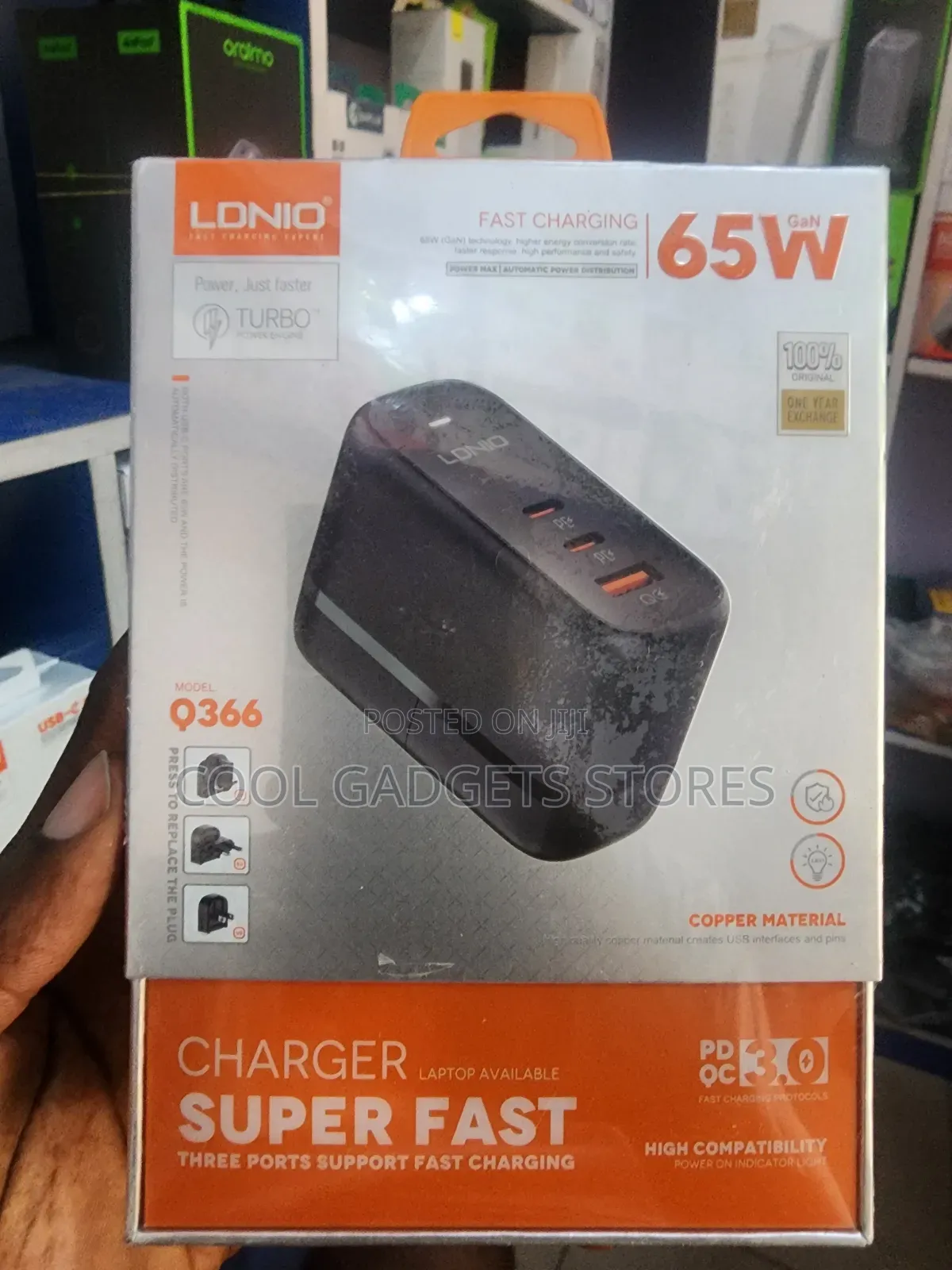 Ldnio Q366 65w 3 Ports Fast Charger