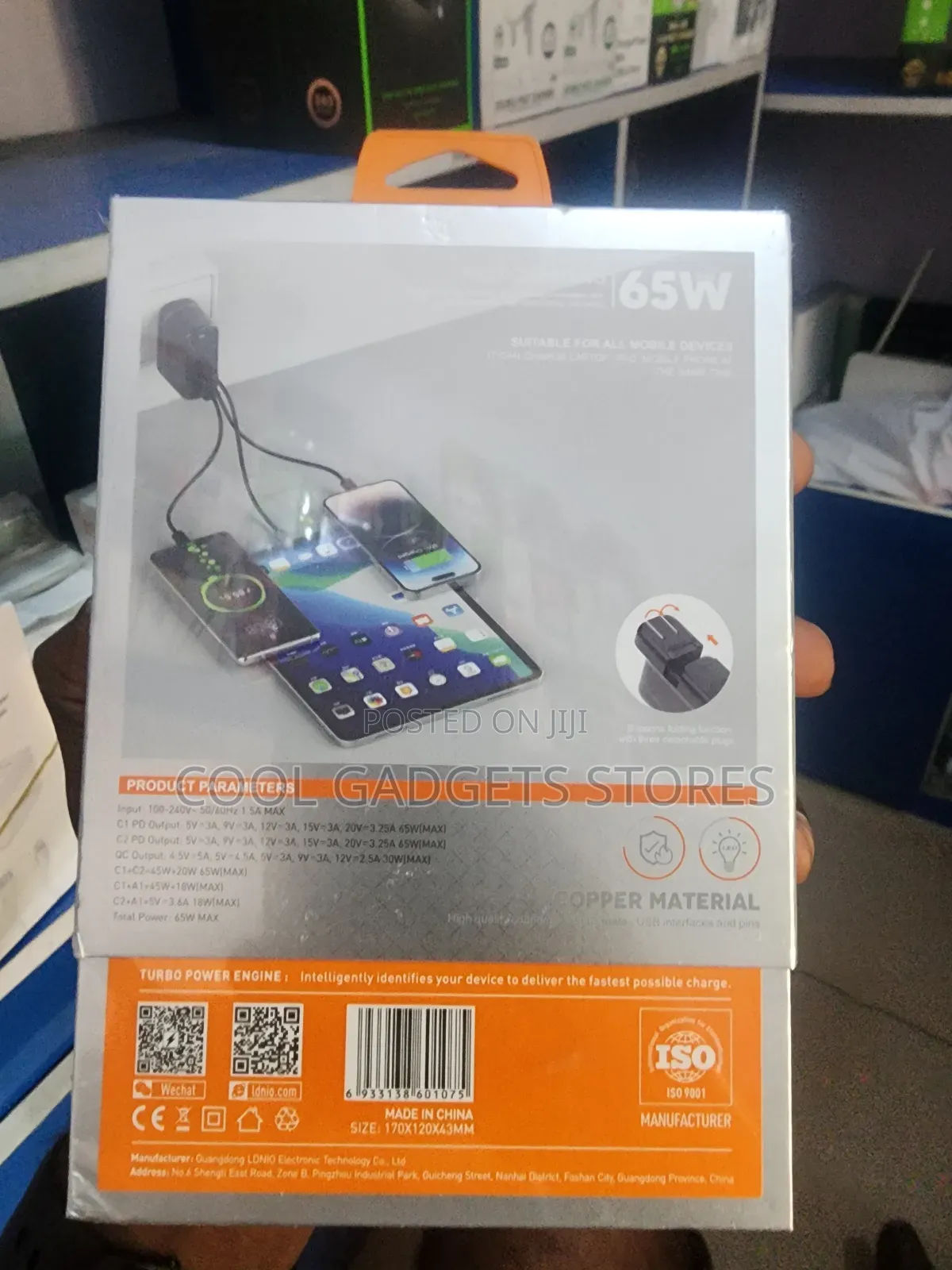Ldnio Q366 65w 3 Ports Fast Charger