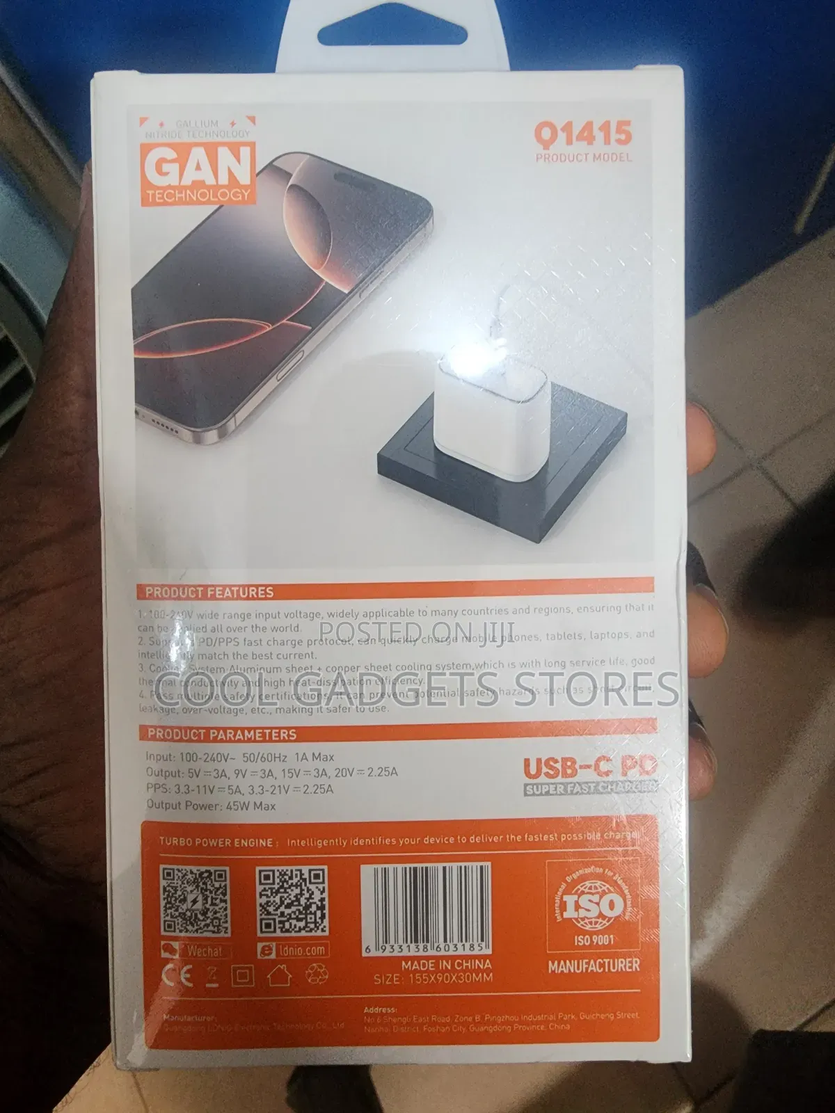 Ldnio Q1415 45w Usb-C Pd Fast Charger