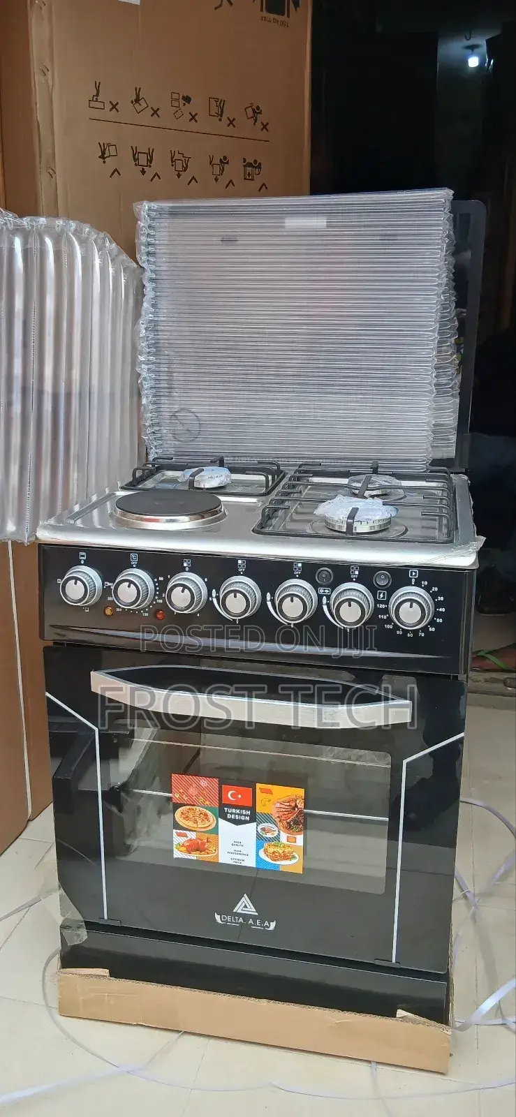 Delta 60by60 3gas and 1electric Standing Cooker