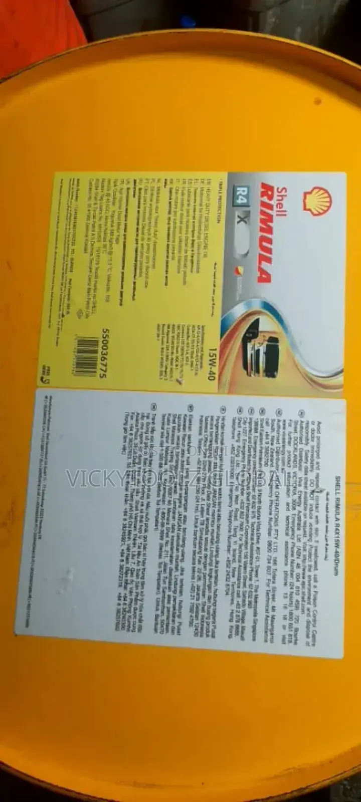Shell Rimula R4 X 15w-40 Diesel Engine Oil