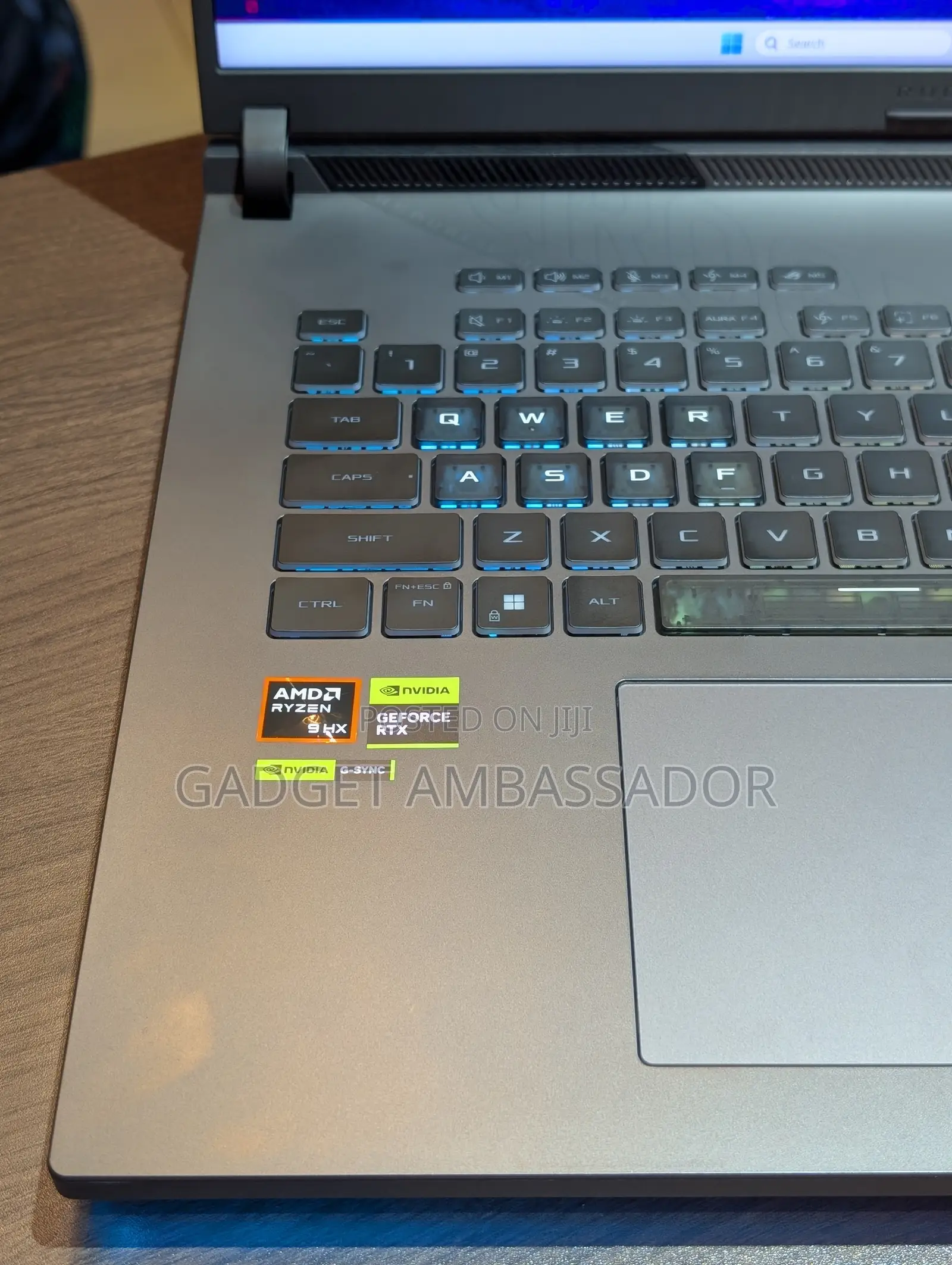 Laptop Asus ROG Strix G17 16GB AMD Ryzen 9 SSD 1T