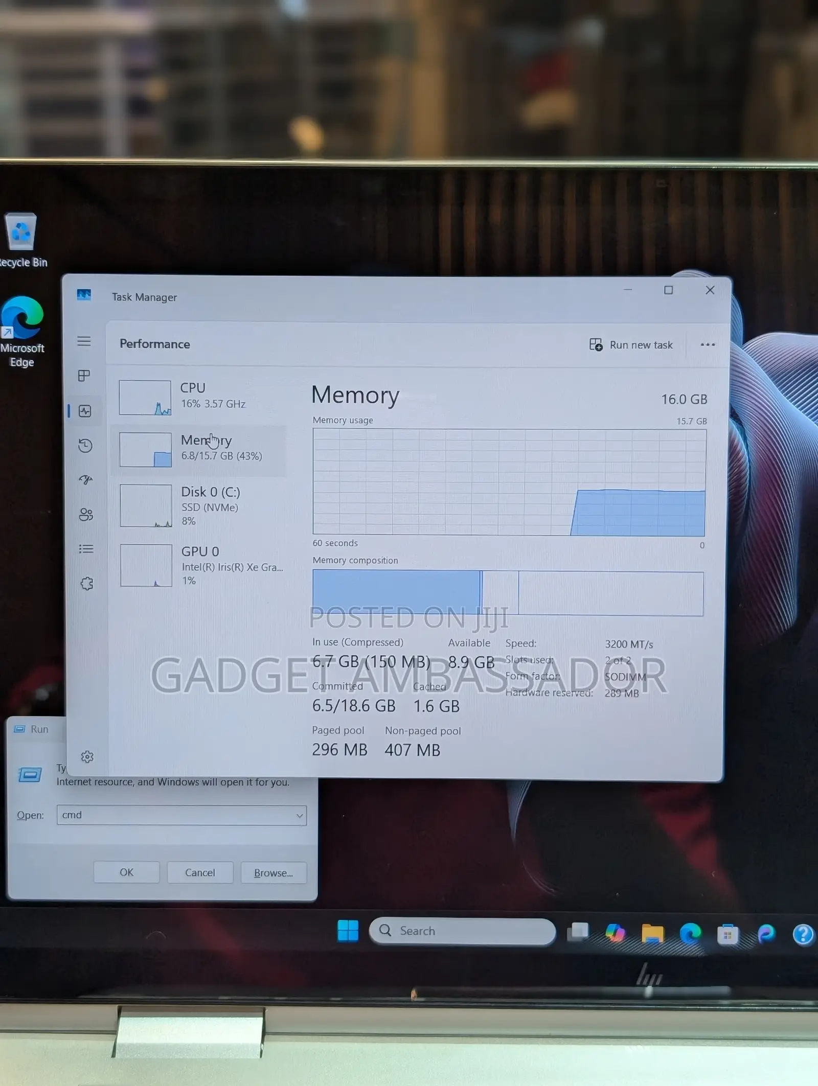 Laptop HP Envy 15 16GB Intel Core i7 SSD 512GB