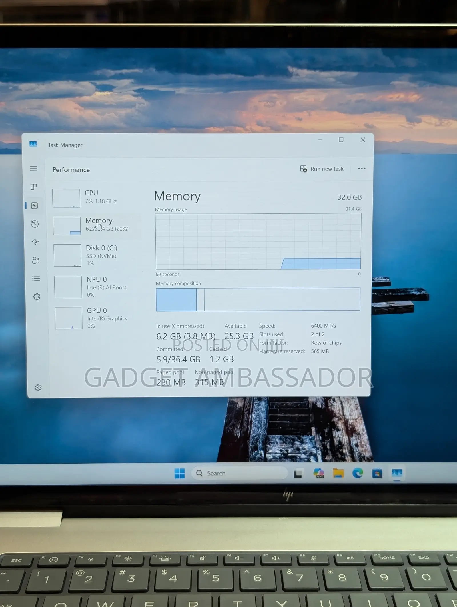 Laptop HP Envy 15 32GB Intel Core Ultra 7 SSD 2T