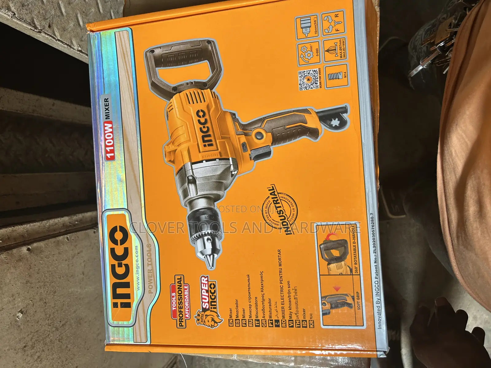 Ingco Mx11008 Electric Handheld Mixer 1100w