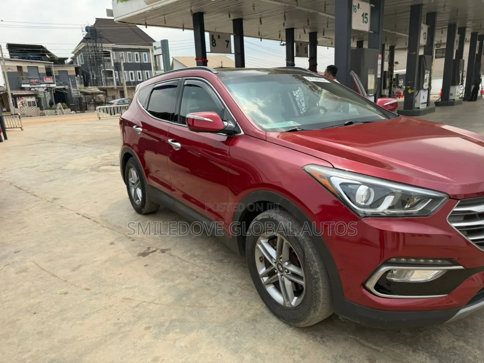 Hyundai Santa Fe 2017 Red