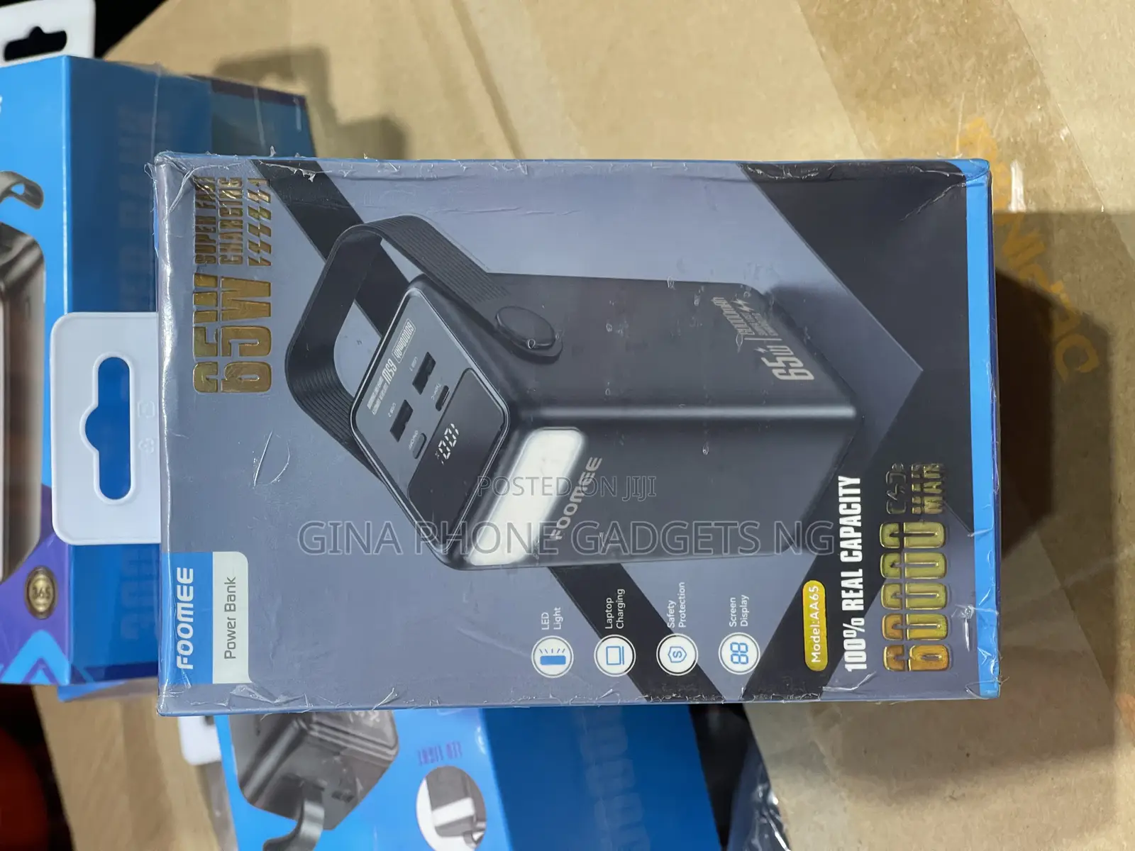 Power Bank (Foomee 60000 Mah 65w Power Bank for Laptops, Tablets Etc)