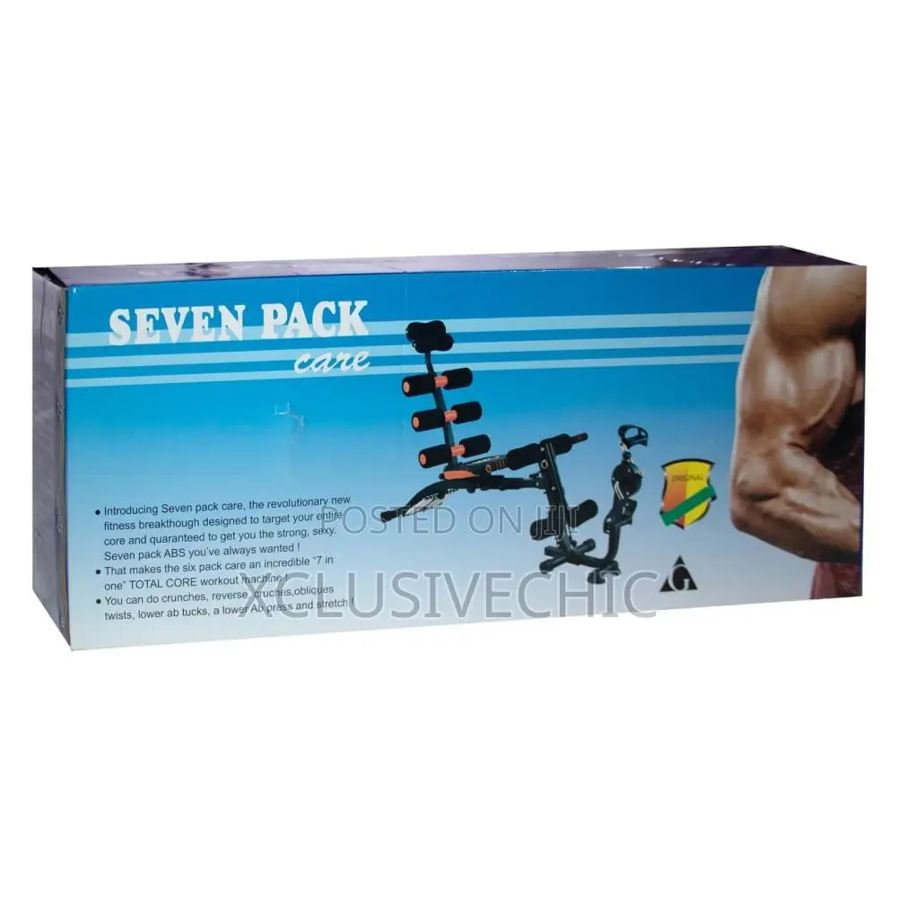 Seven Pack" Abdominal Trainer Exercise Machine