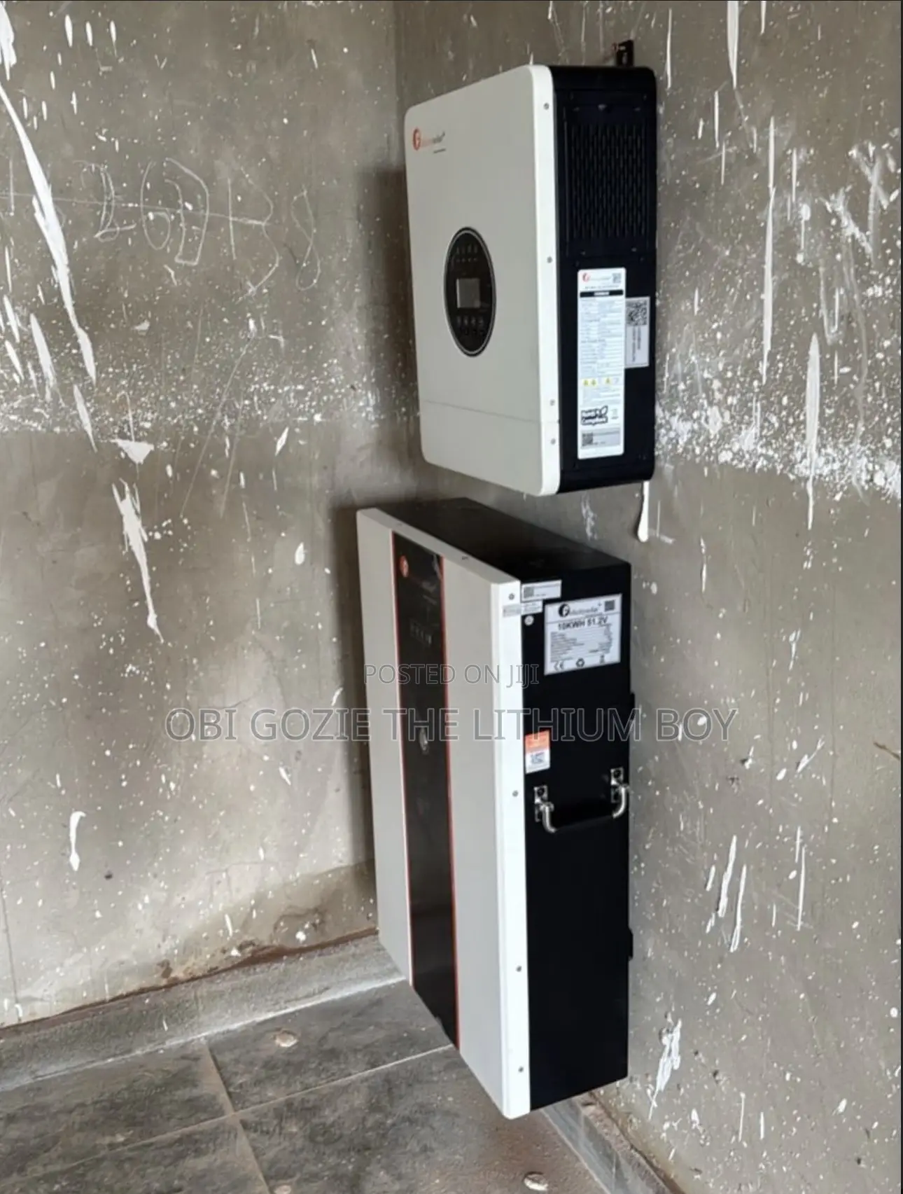 10kwh Lithium Battery With 6kva Smart Inverter System. Best Installer