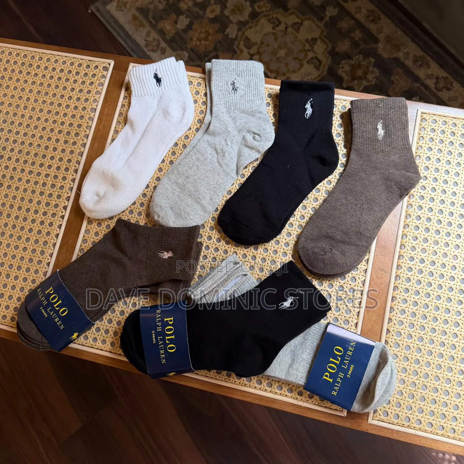 Polo Ralph Lauren Stretch Sport Socks 4 Colors