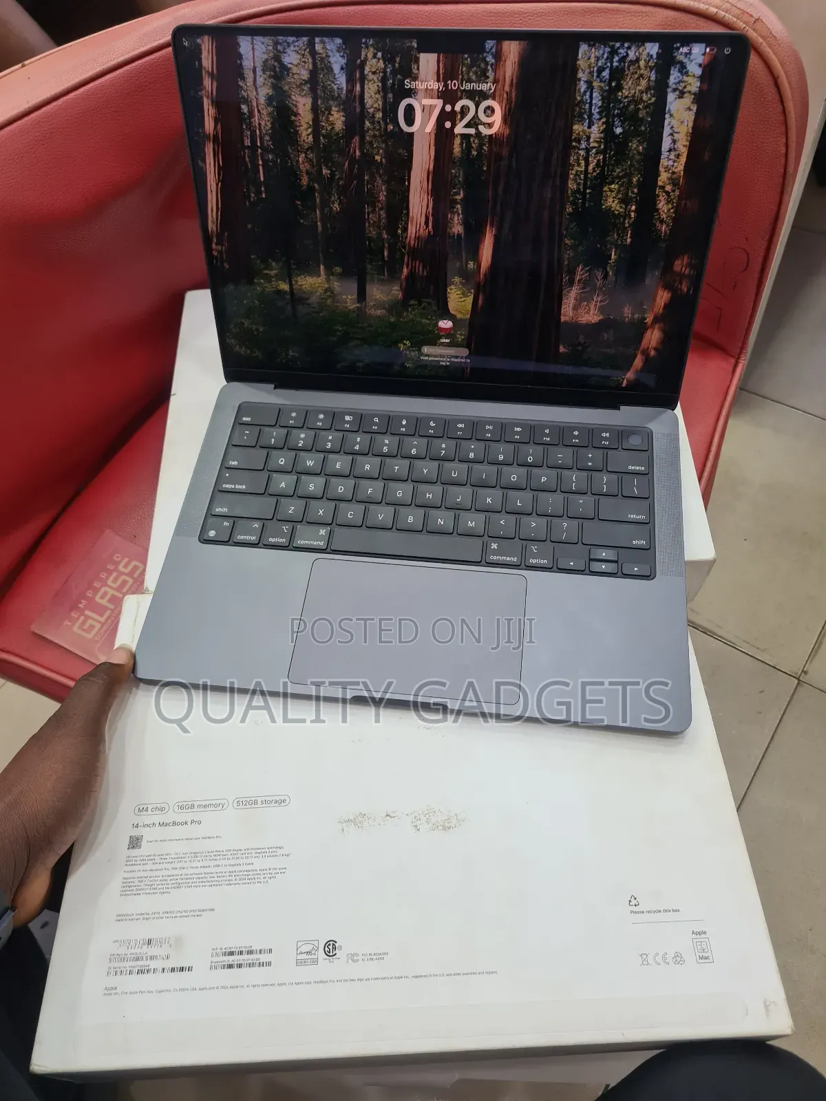 New Laptop Apple MacBook Pro 2024 M4 Pro 14-Inch 1GB Apple M4 SSD 512GB