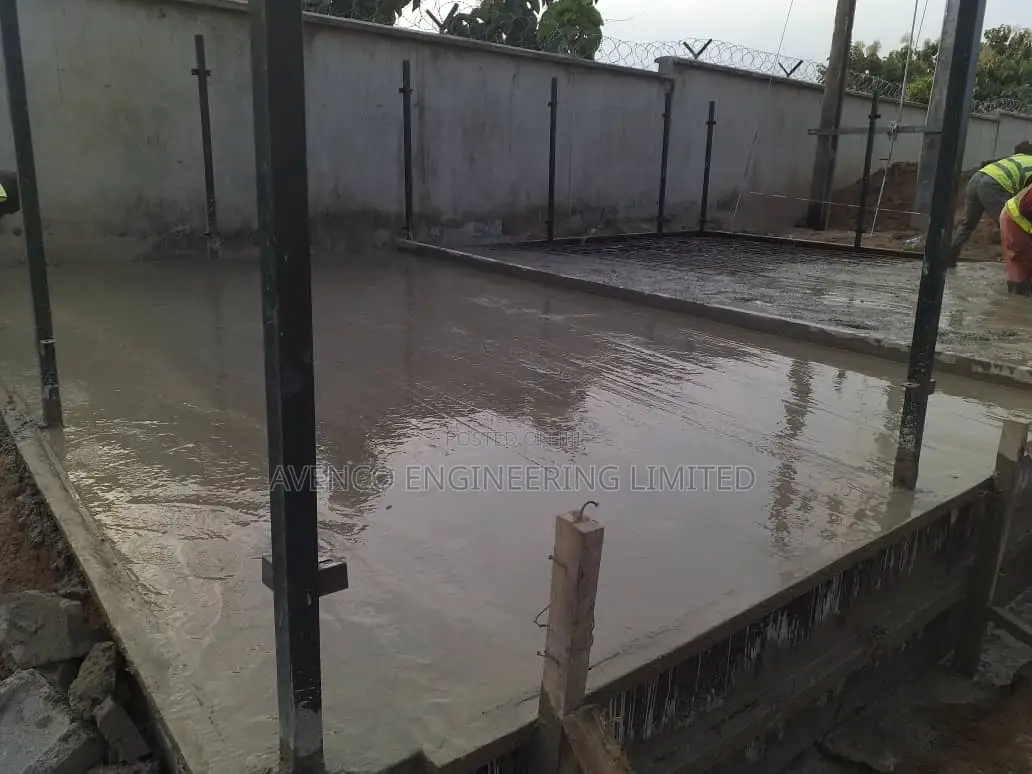 Generator Slab , Retaining Wall , Generator Plinth and Foundation
