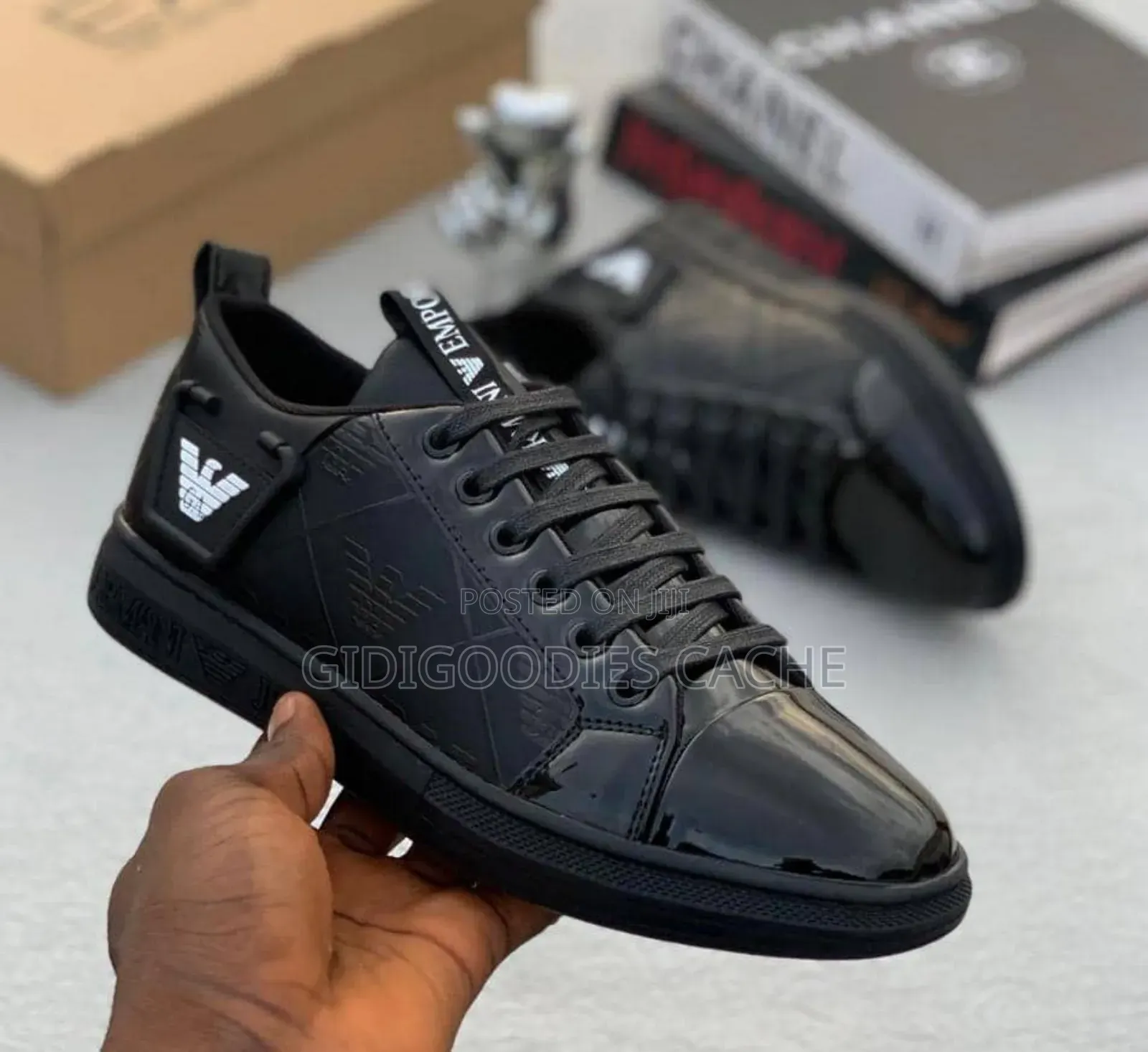 Emporio Armani Lace-Up Sneakers