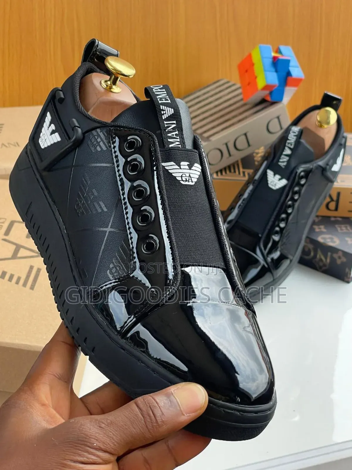Emporio Armani Lace-Up Sneakers