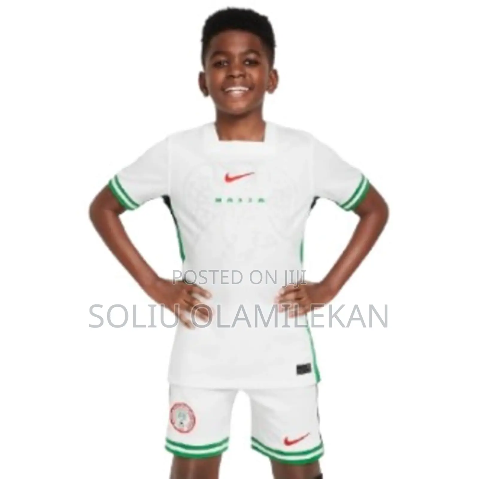 Nike Kids Nigeria 2024 Home Jersey - Top Shorts