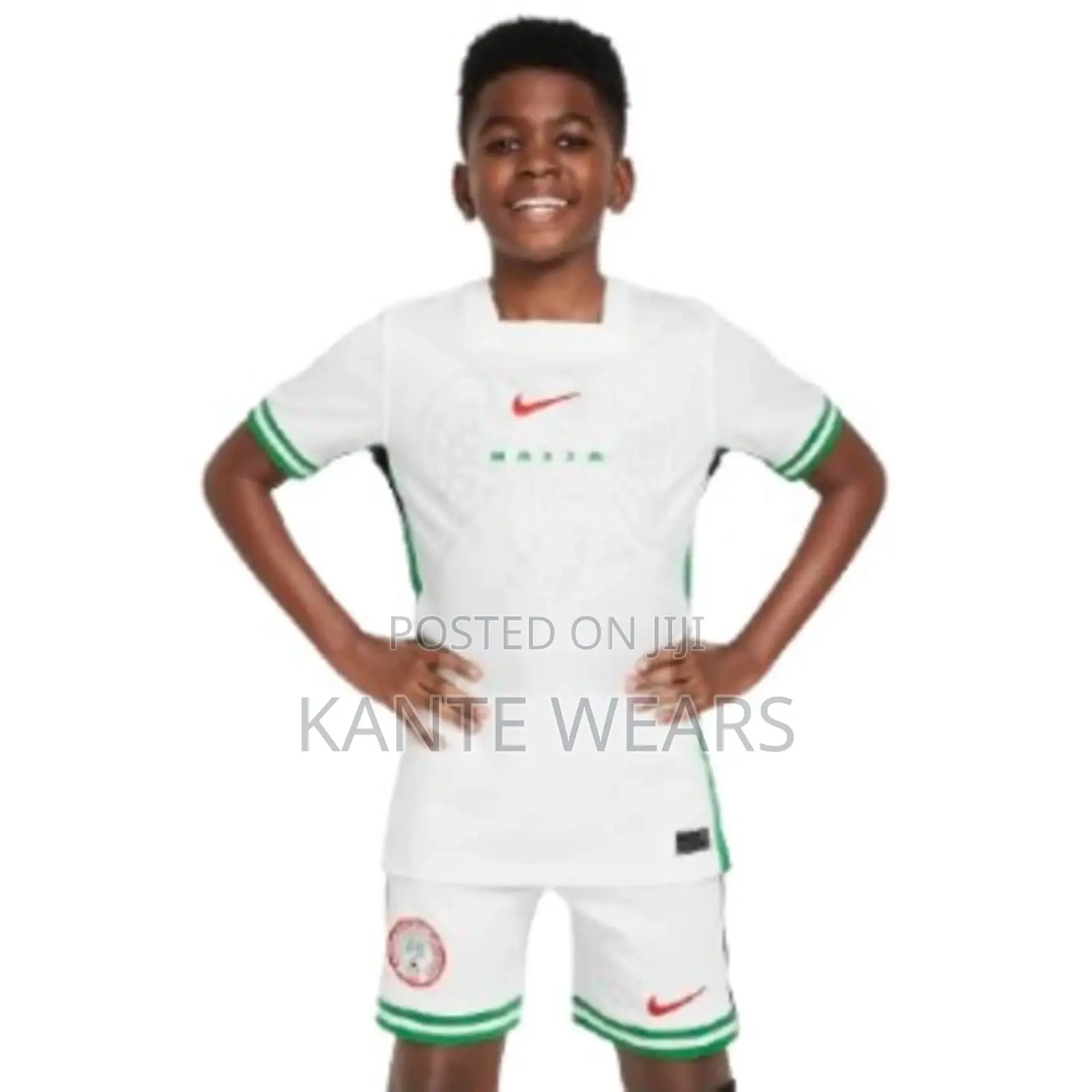 Nike Kids Nigeria 2024 Home Jersey - Top Shorts