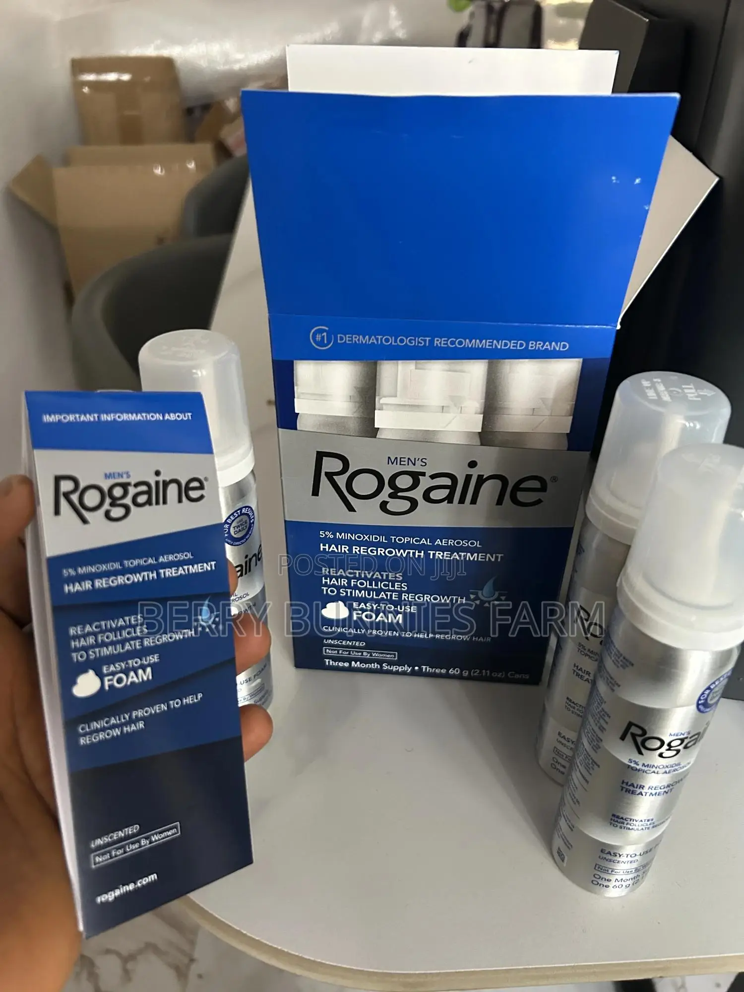 Men’S Rogaine 5% Minoxidil for Men Foam, Clinically Proven 1pcs