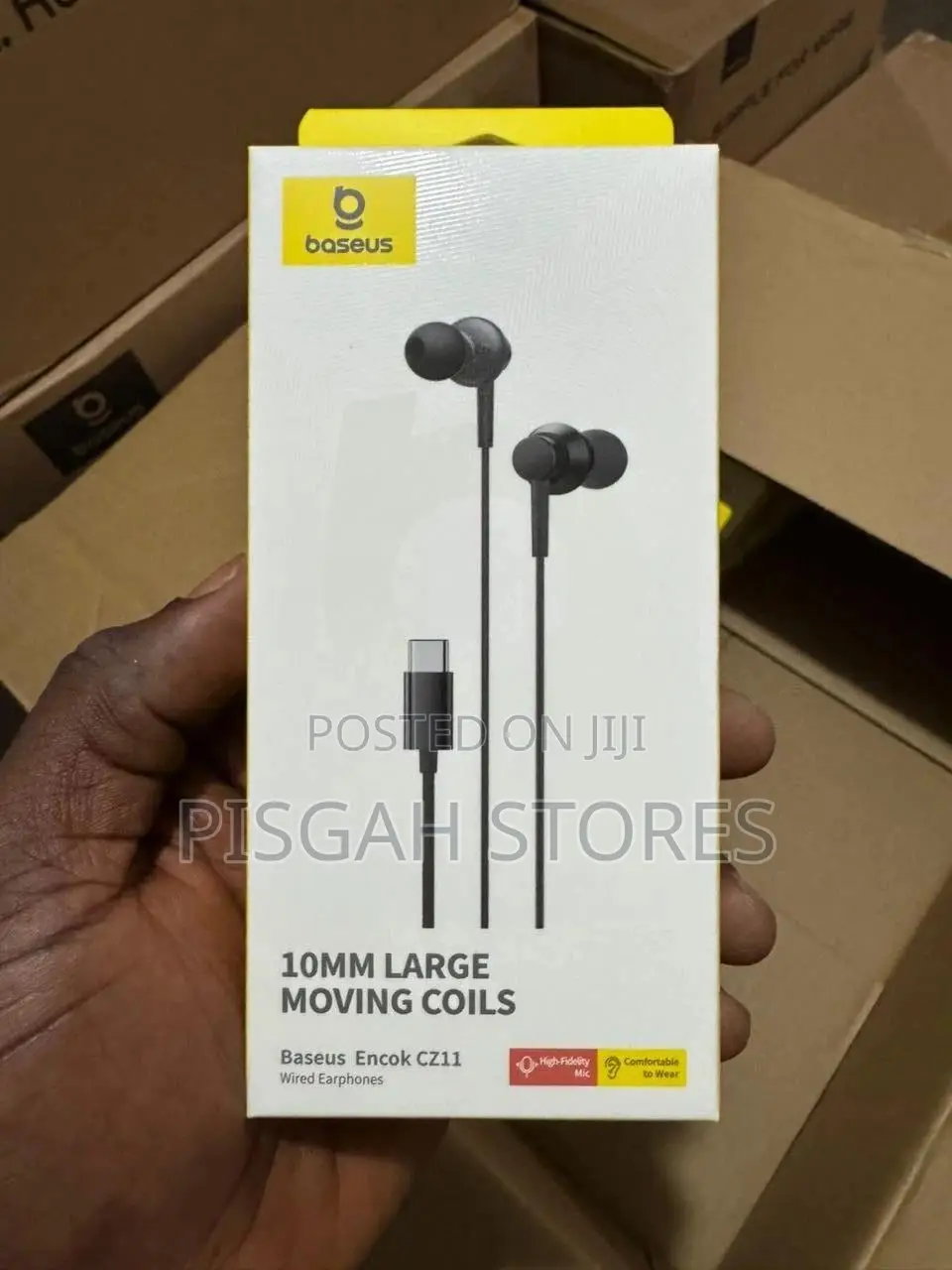 Baseus 10mm Large Moving Coils Baseus Encok Cz11 Wired Earphones