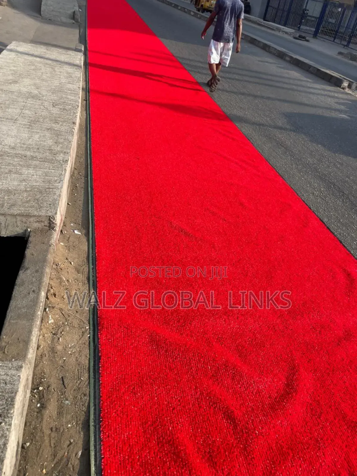 Red Artificial Grass