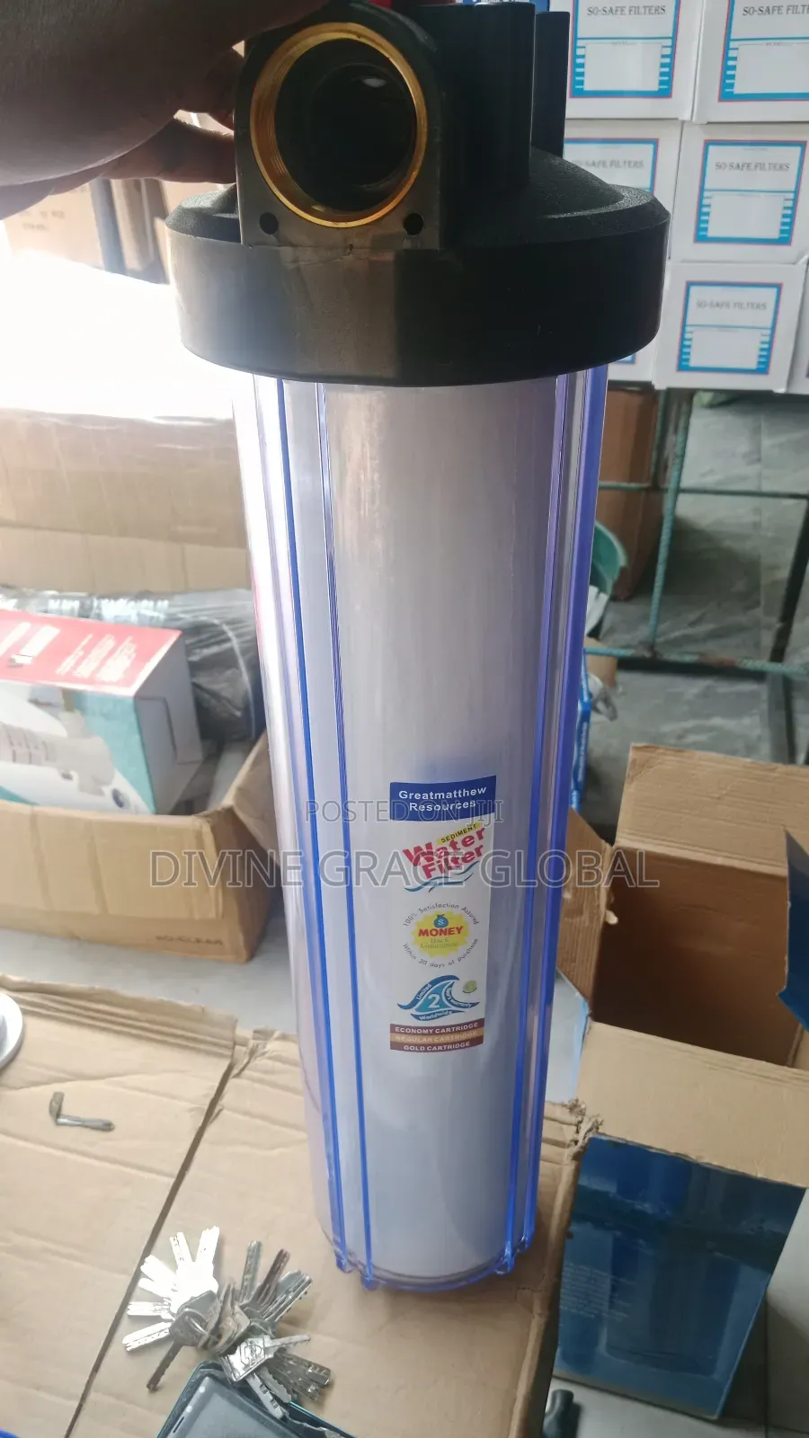 Glass 20inche Water Filter