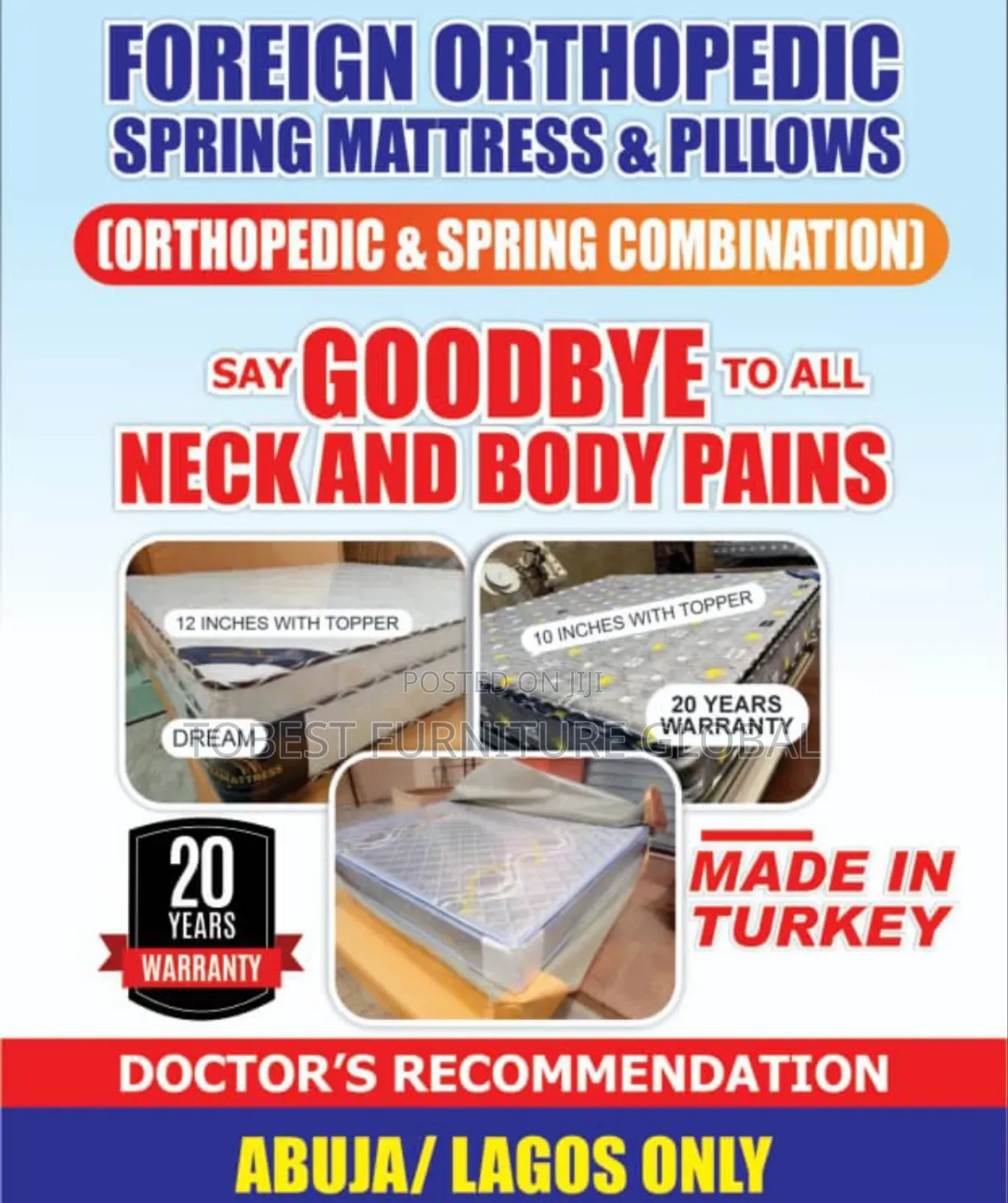 Orthopedic Spring Mattress