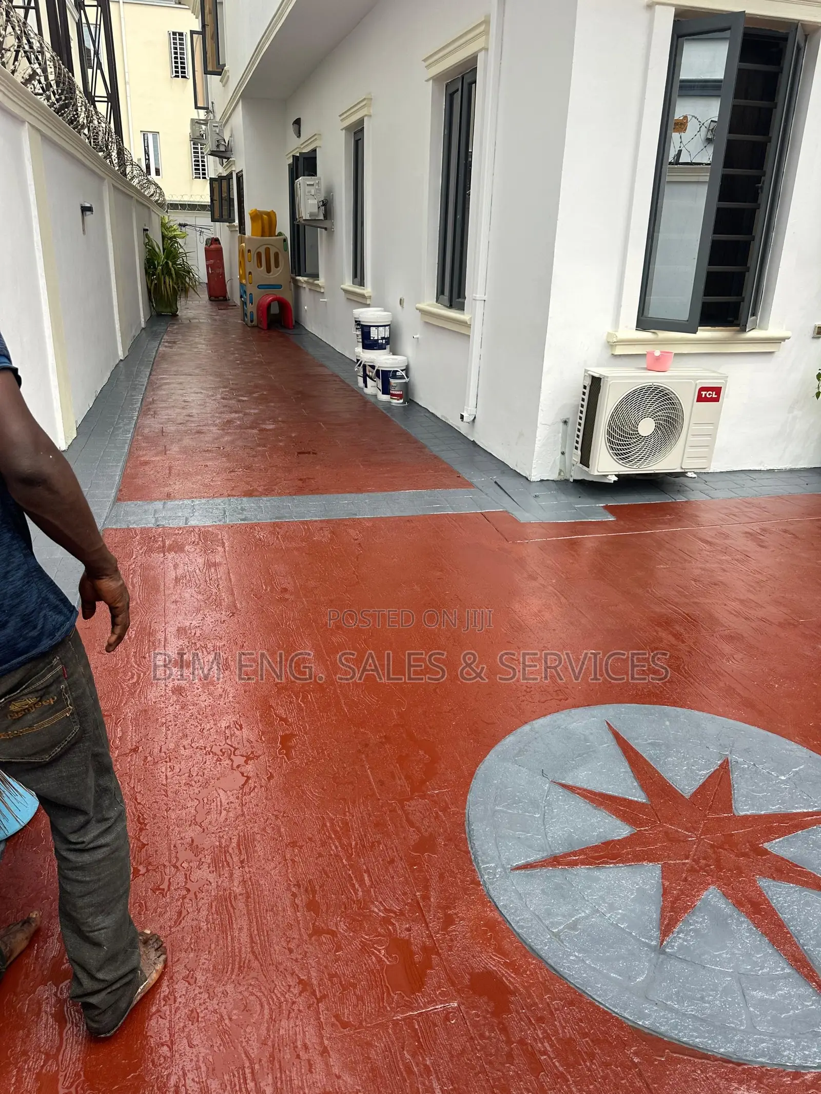Polishing Concrete Stamped Floor Paint Polish Drums Xylene Ac
