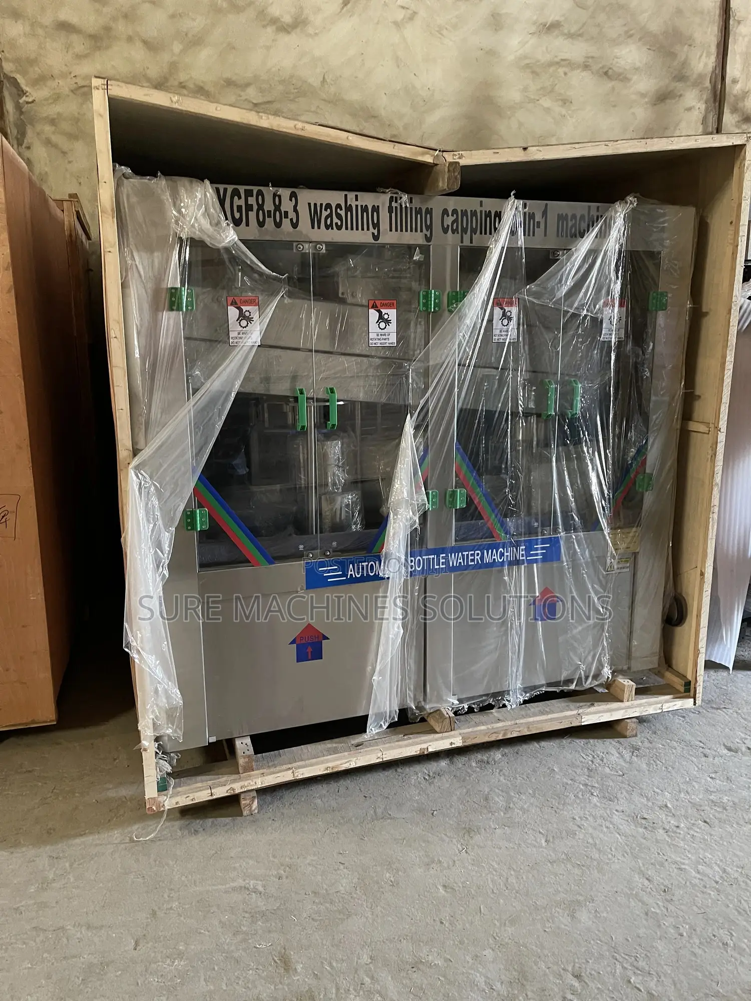 XGF 8-8-3 Bottle Water Washing Filling and Capping Machine