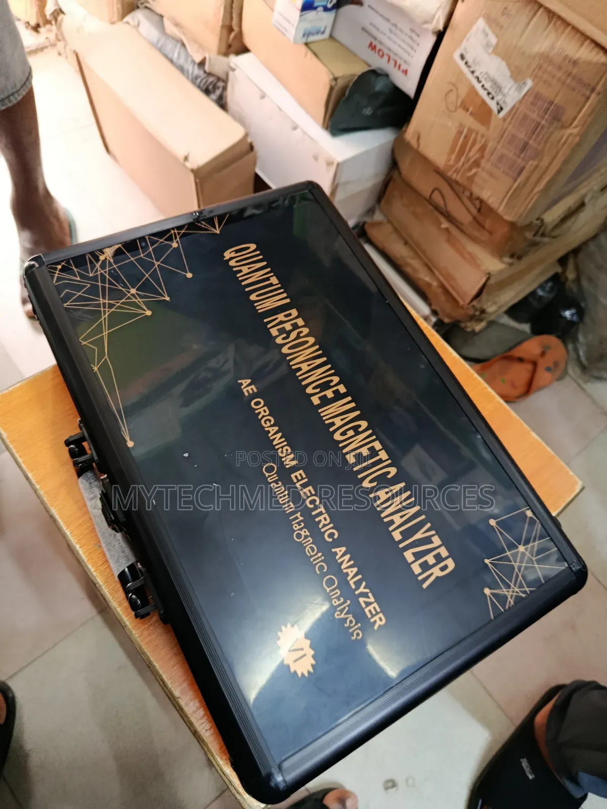 Quantum Resonance Magnetic Analyzer
