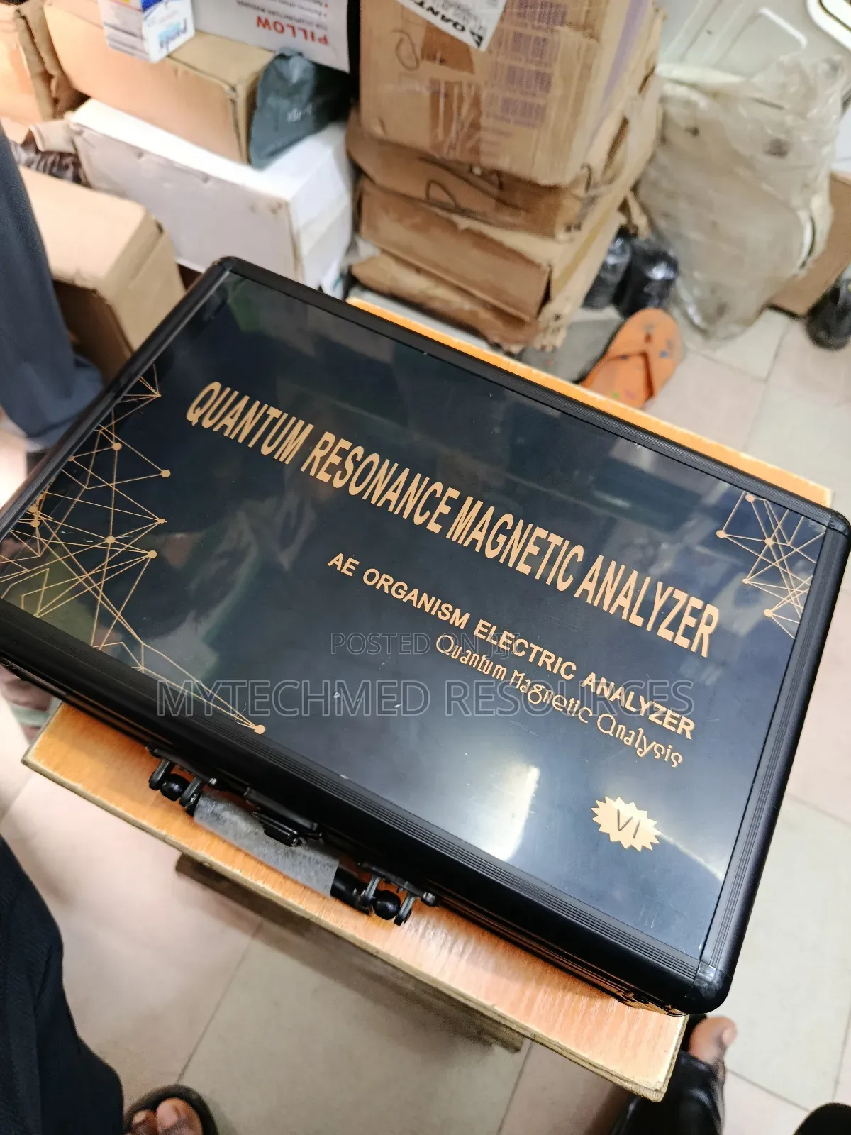 Quantum Resonance Magnetic Analyzer