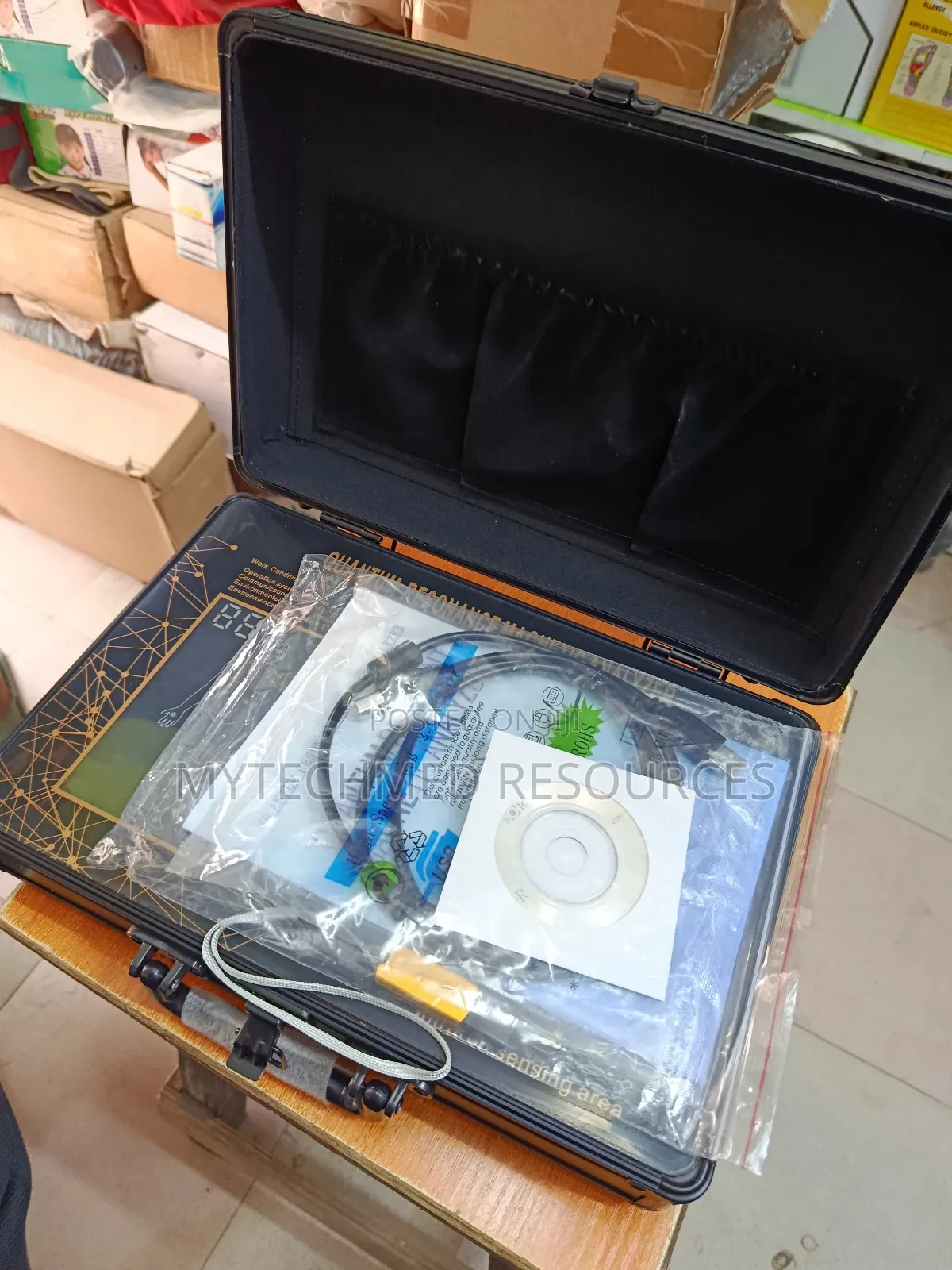Quantum Resonance Magnetic Analyzer