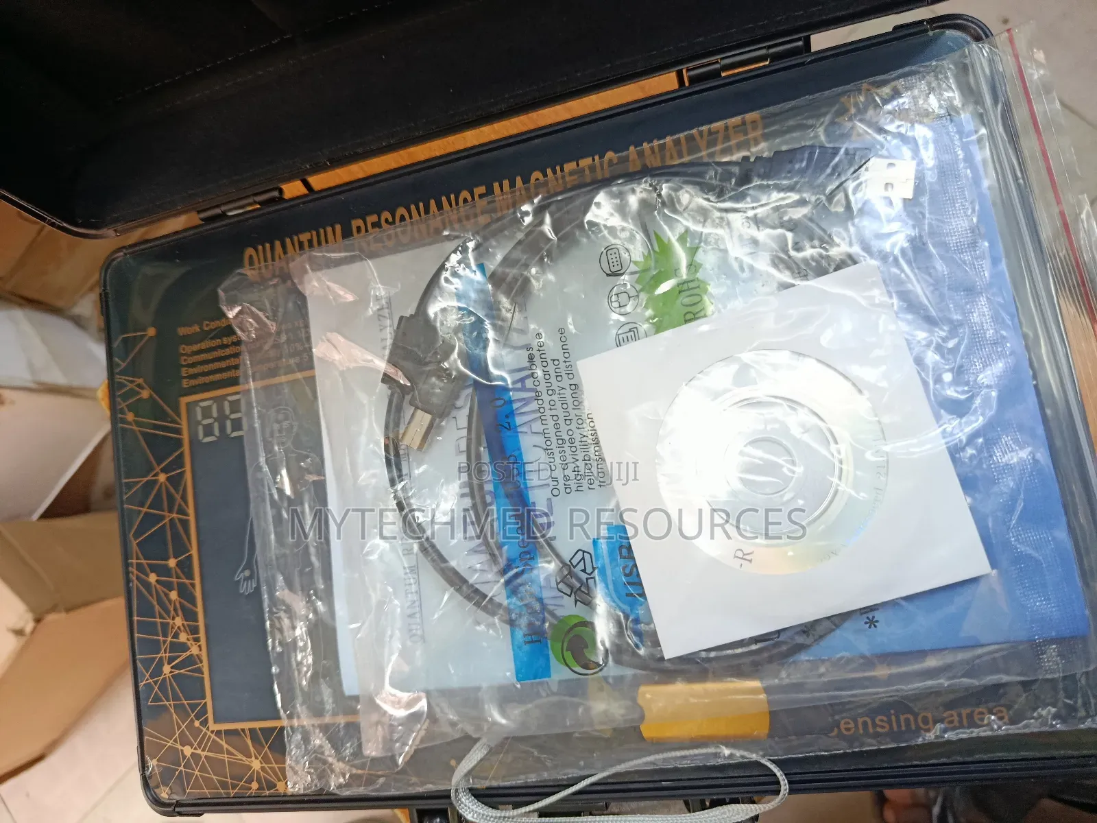 Quantum Resonance Magnetic Analyzer