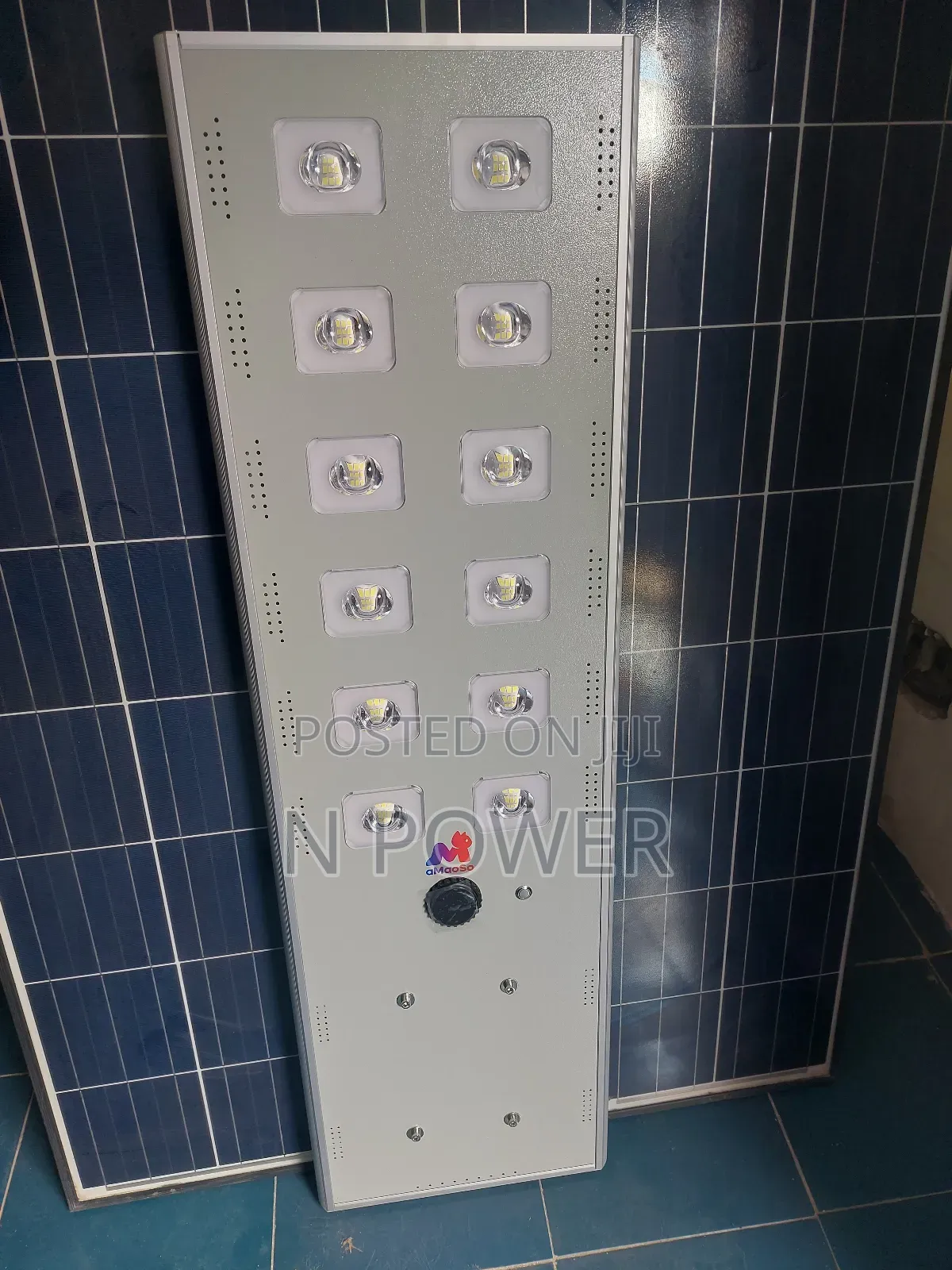 12 Eyes Solar Industrial Street Light Built With Lithium Iron Battery