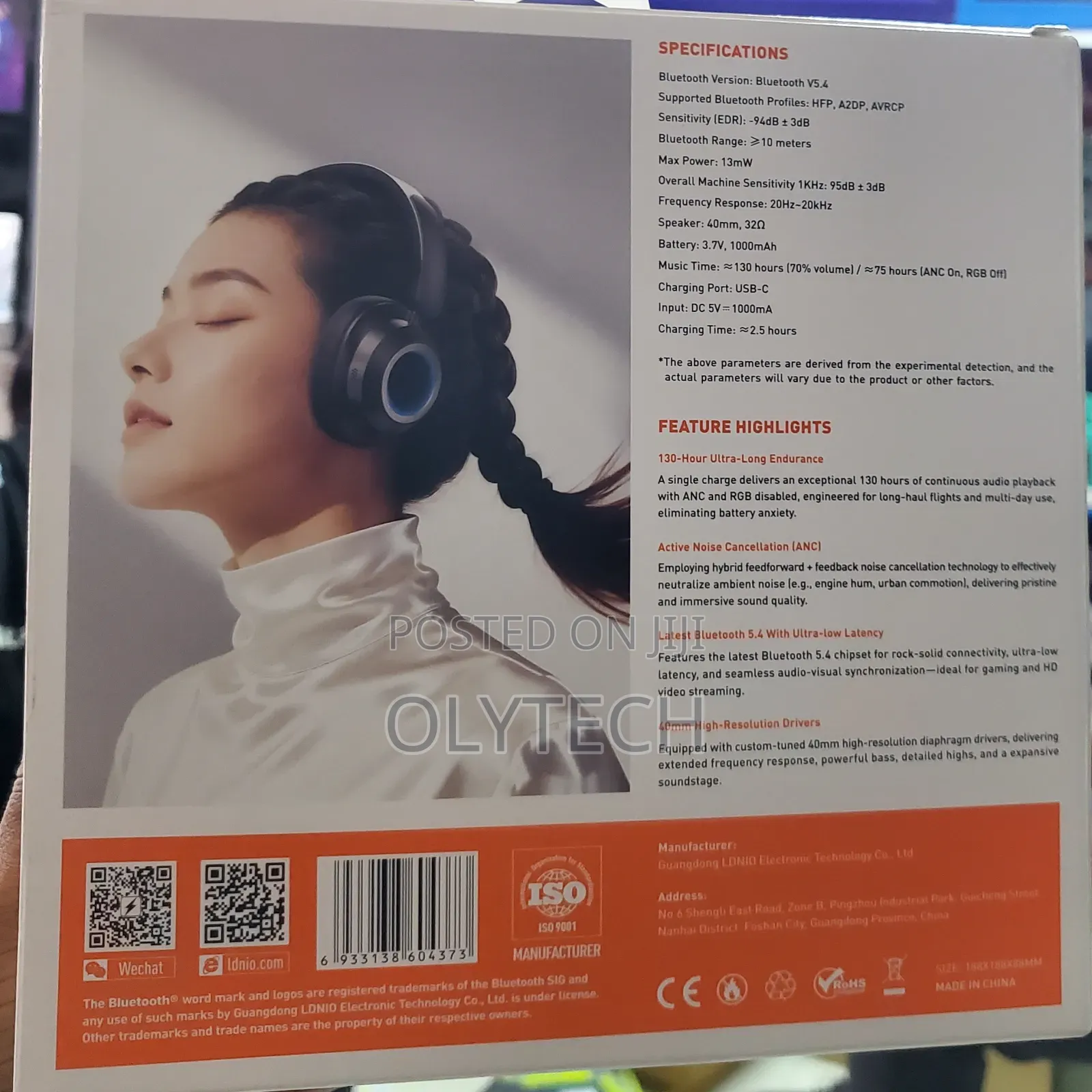 Ldnio on- Ear Wireless Headphone