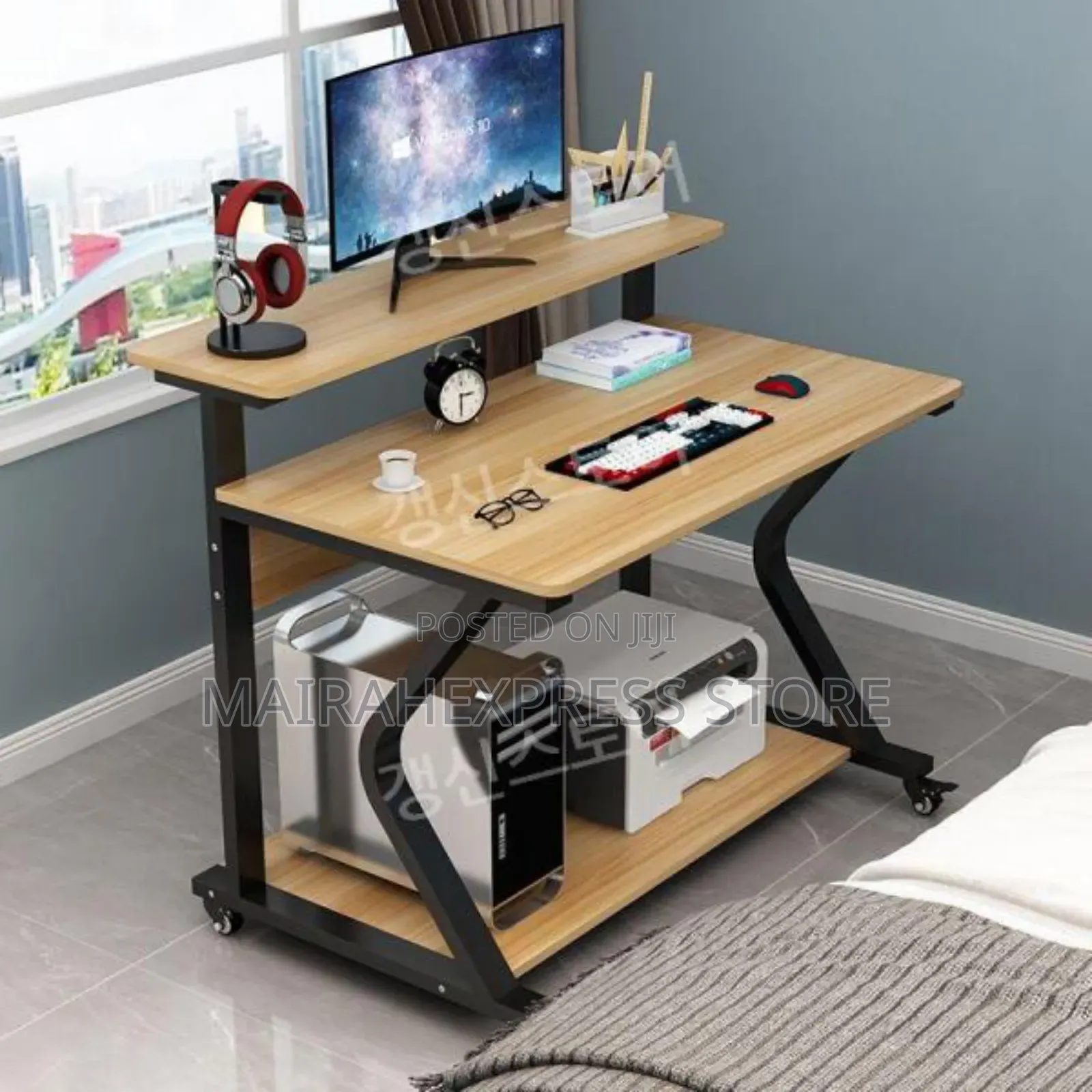 80cm Small Computer Desk For Bedroom Or Bedside Use T361