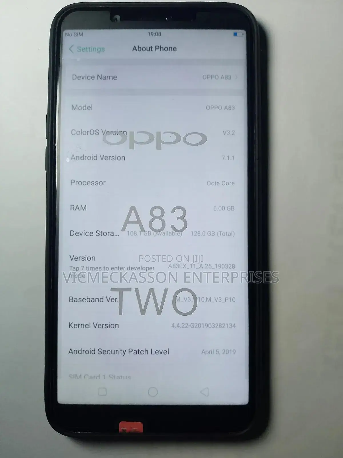 Oppo A83 128 GB Black