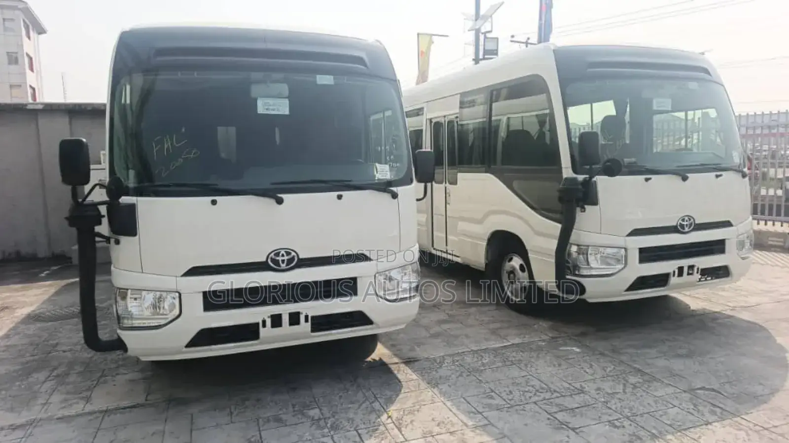 New Toyota Coaster 2025 White